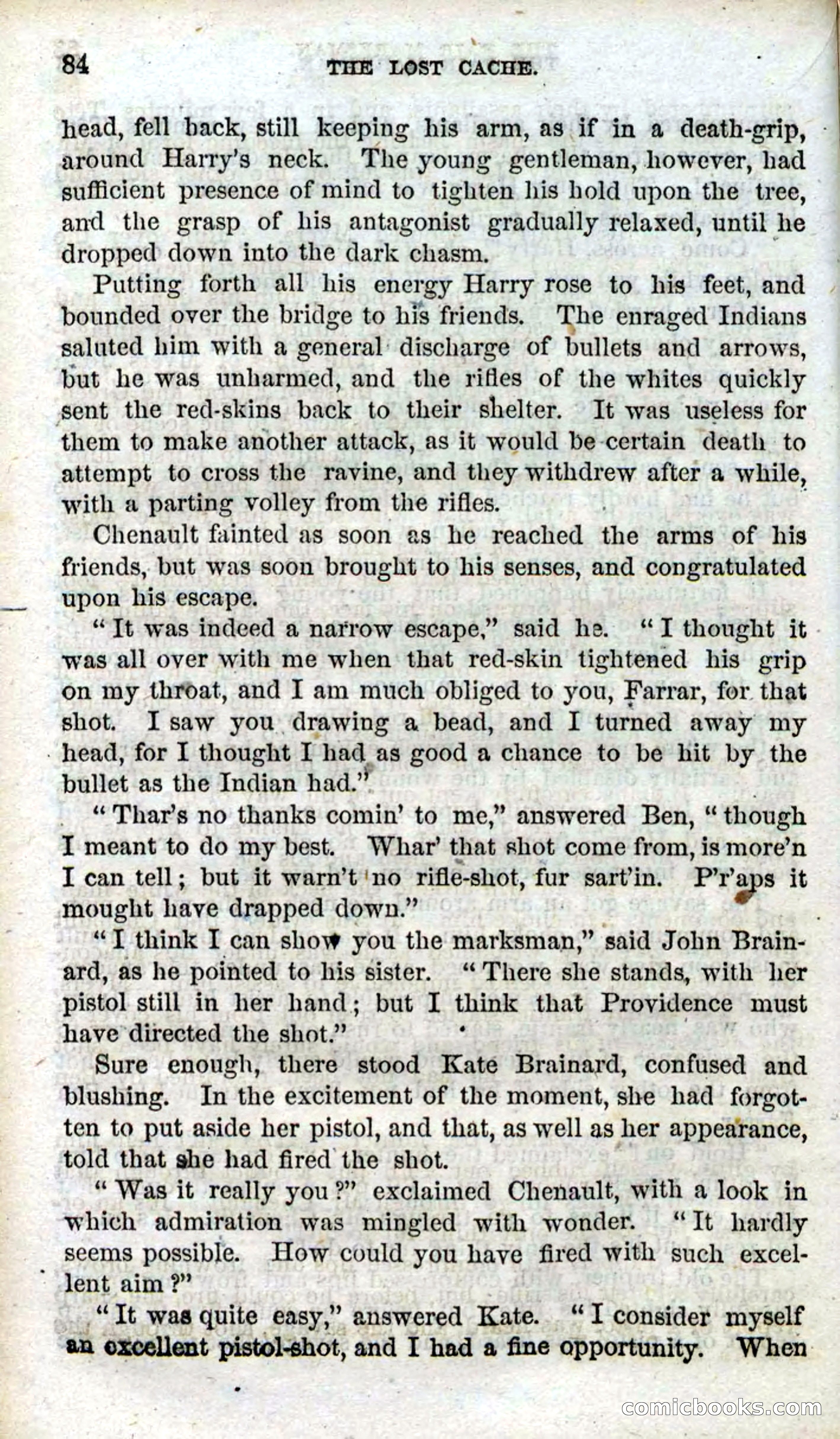 Beadle's Dime Novels, No. 91: The Lost Cache — page 82 of 100