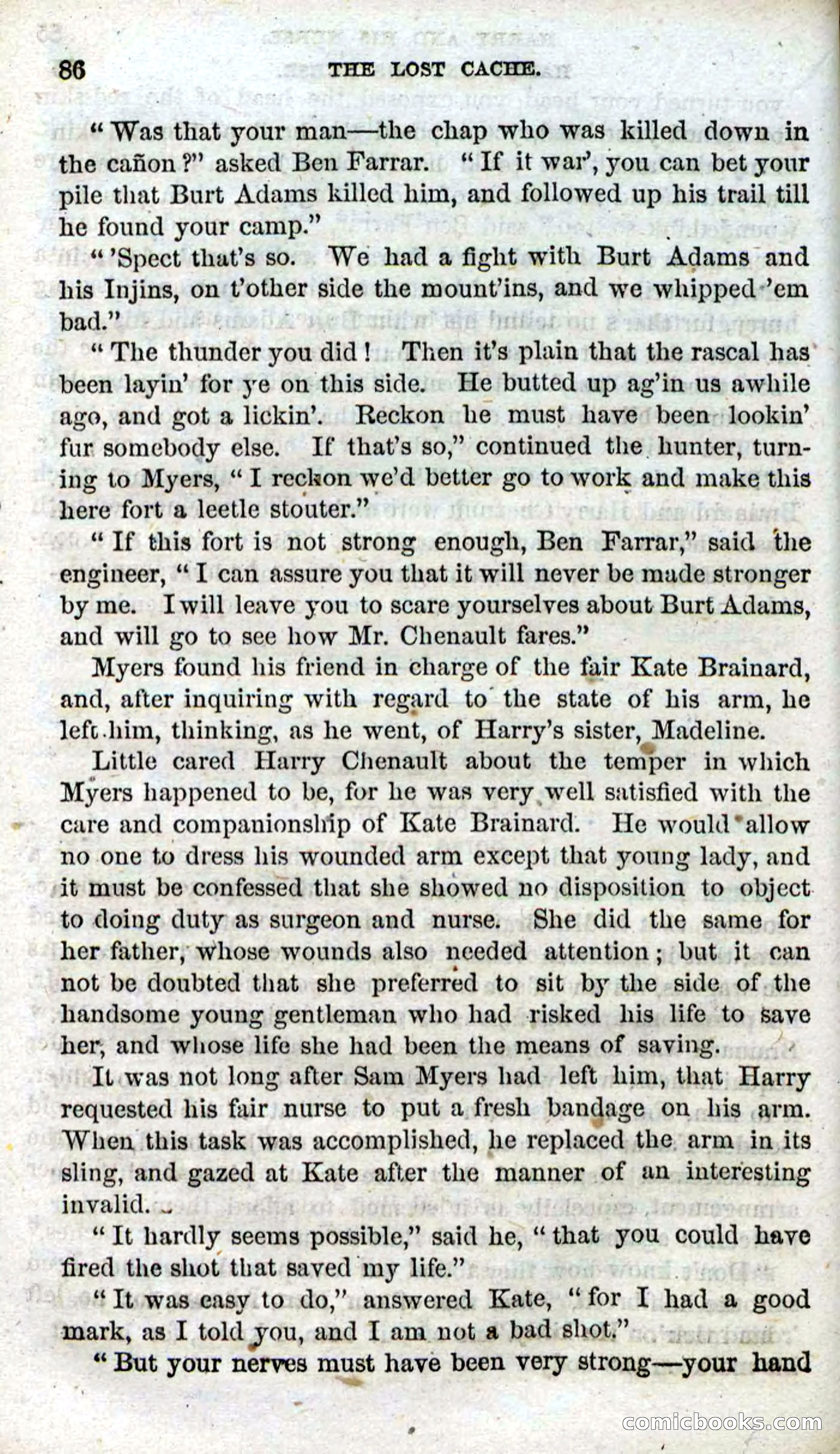 Beadle's Dime Novels, No. 91: The Lost Cache — page 84 of 100
