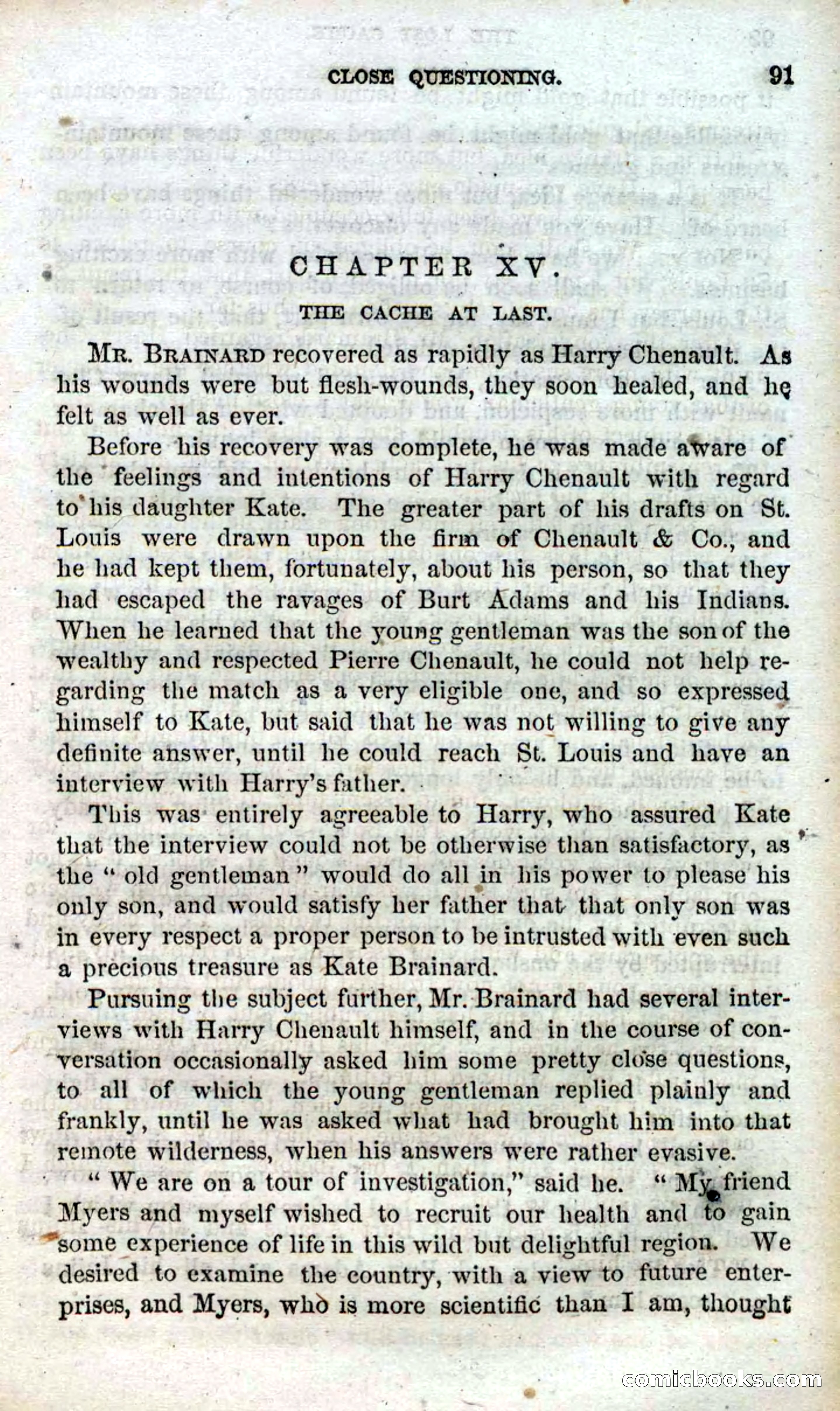 Beadle's Dime Novels, No. 91: The Lost Cache — page 89 of 100