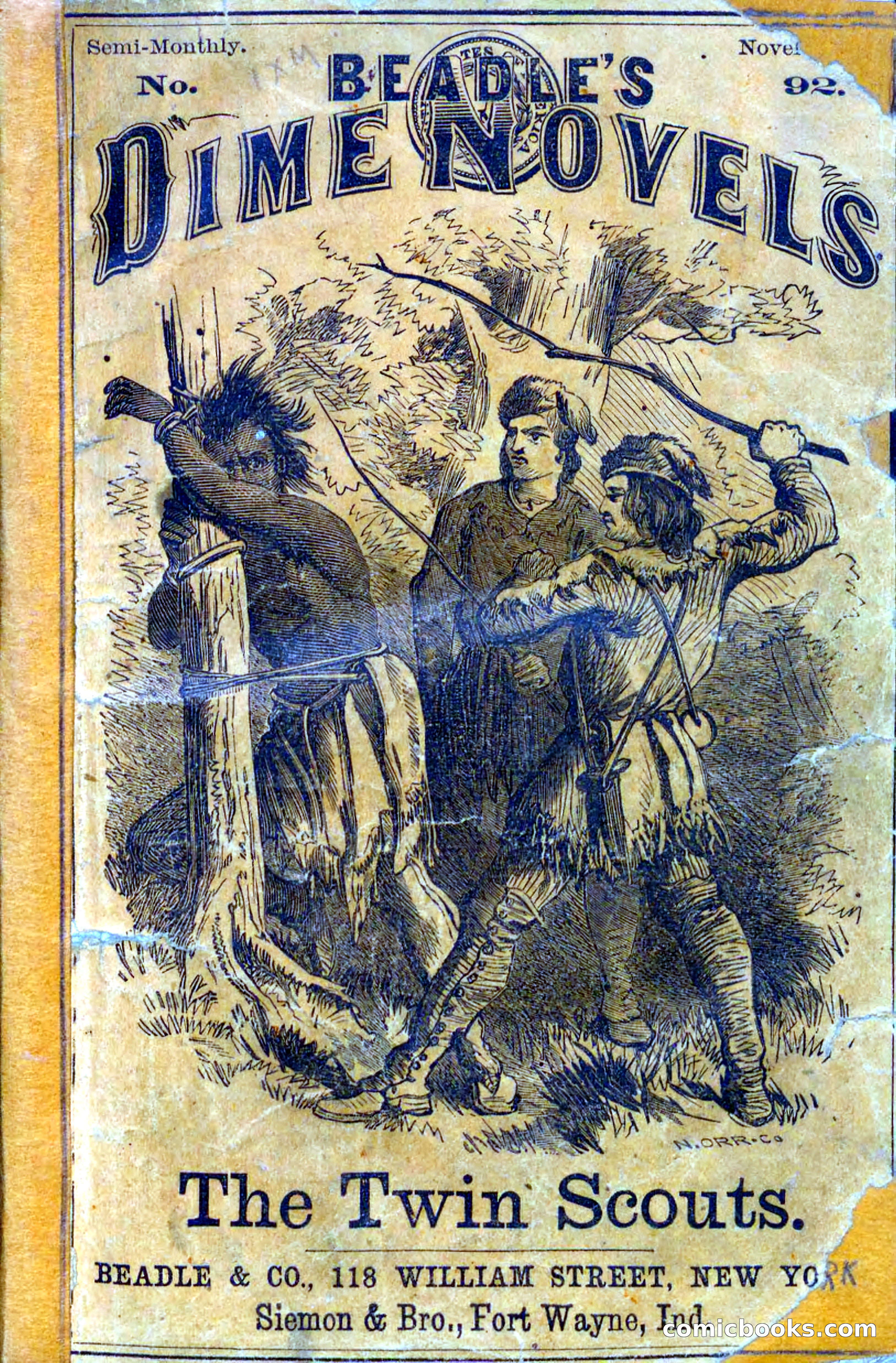 Beadle's Dime Novels No. 92: The Twin Scouts