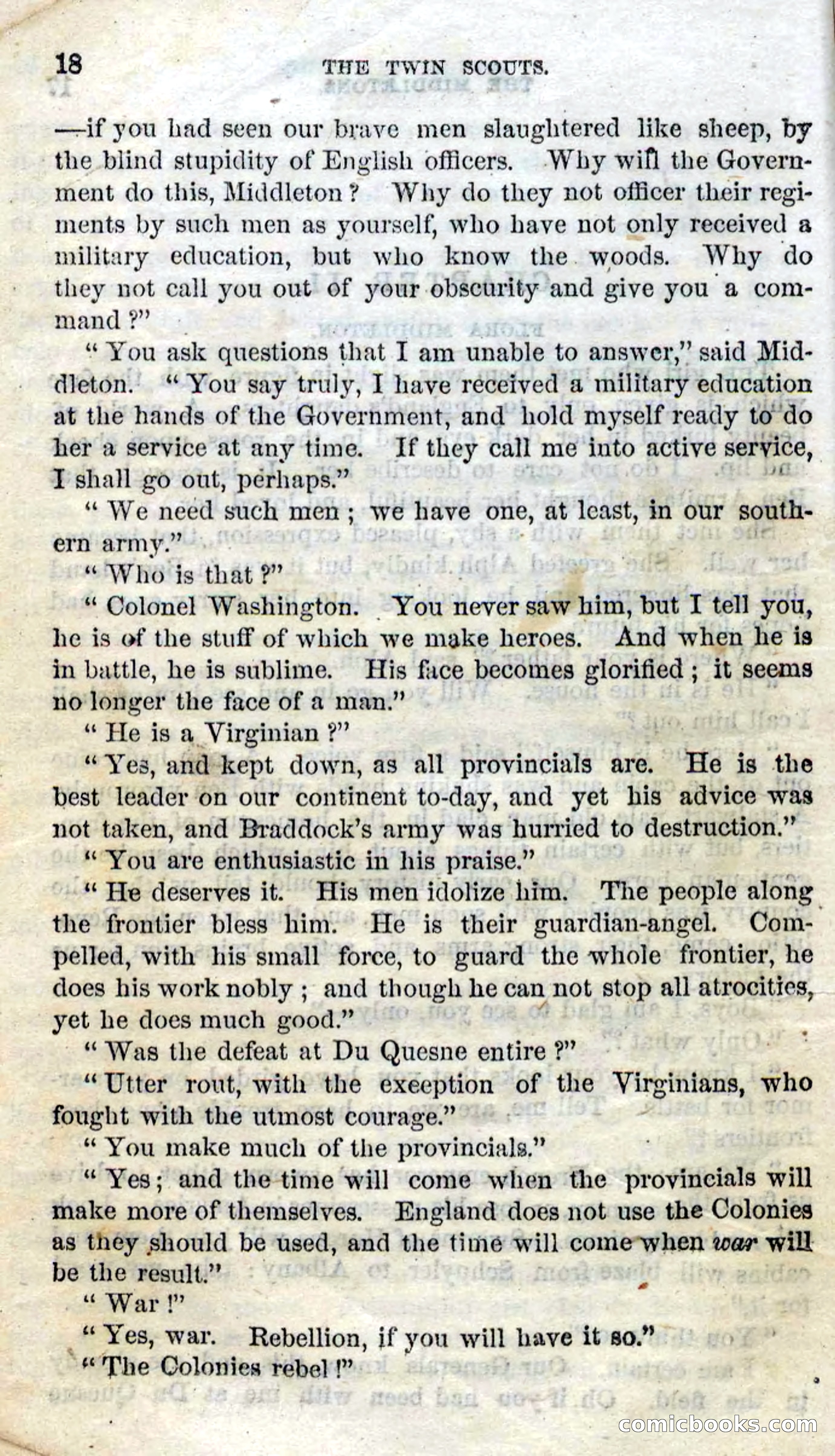 Beadle's Dime Novels No. 92: The Twin Scouts — page 16 of 98