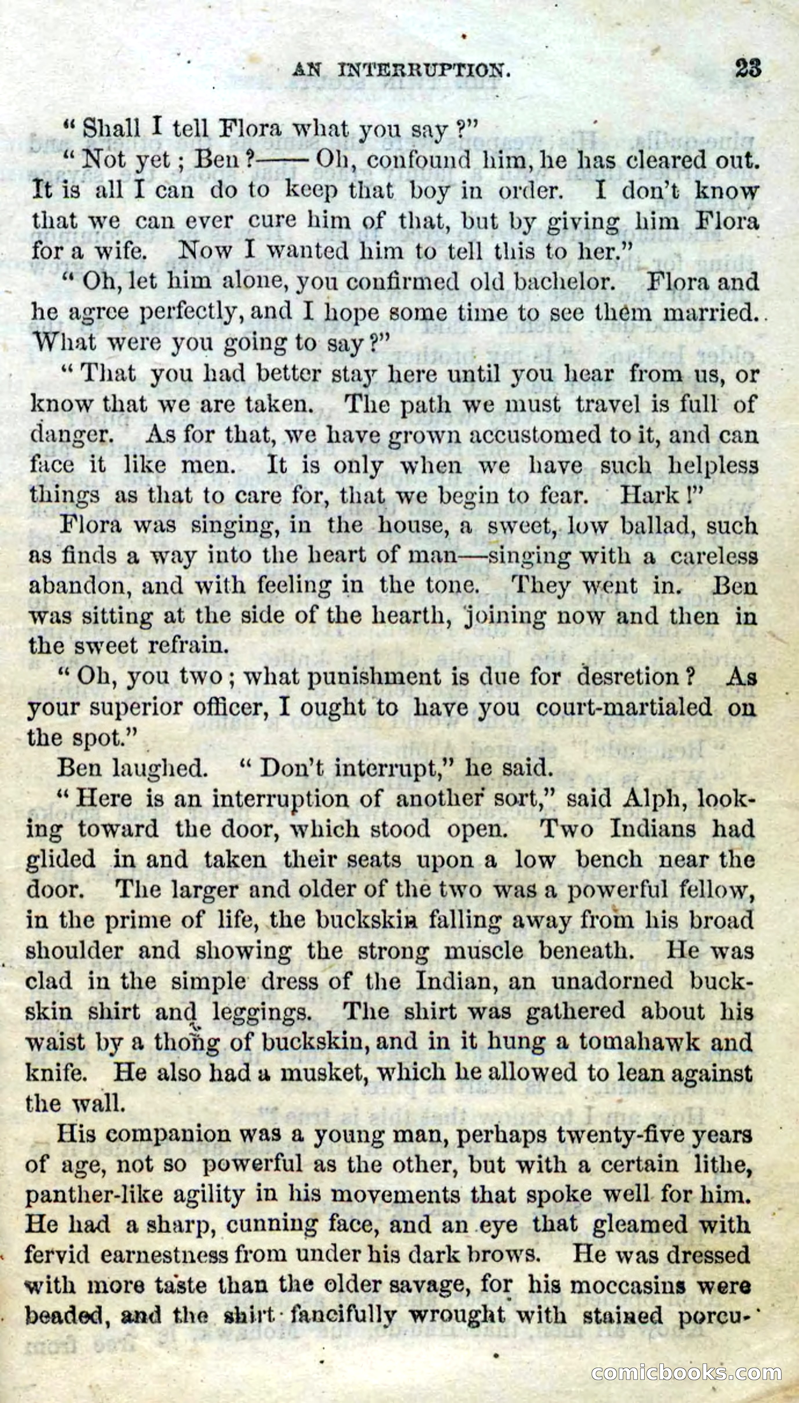 Beadle's Dime Novels No. 92: The Twin Scouts — page 21 of 98