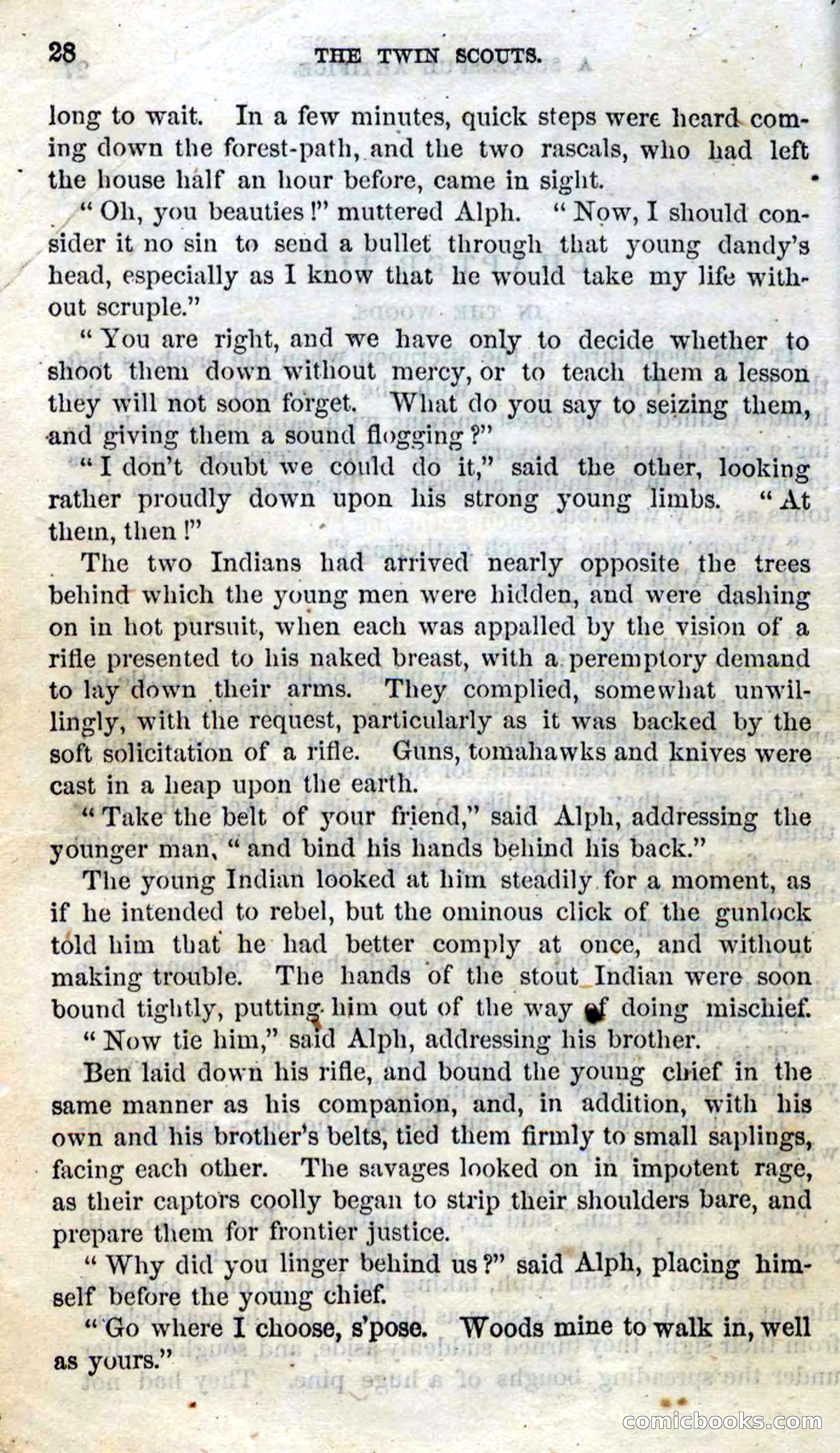 Beadle's Dime Novels No. 92: The Twin Scouts — page 26 of 98