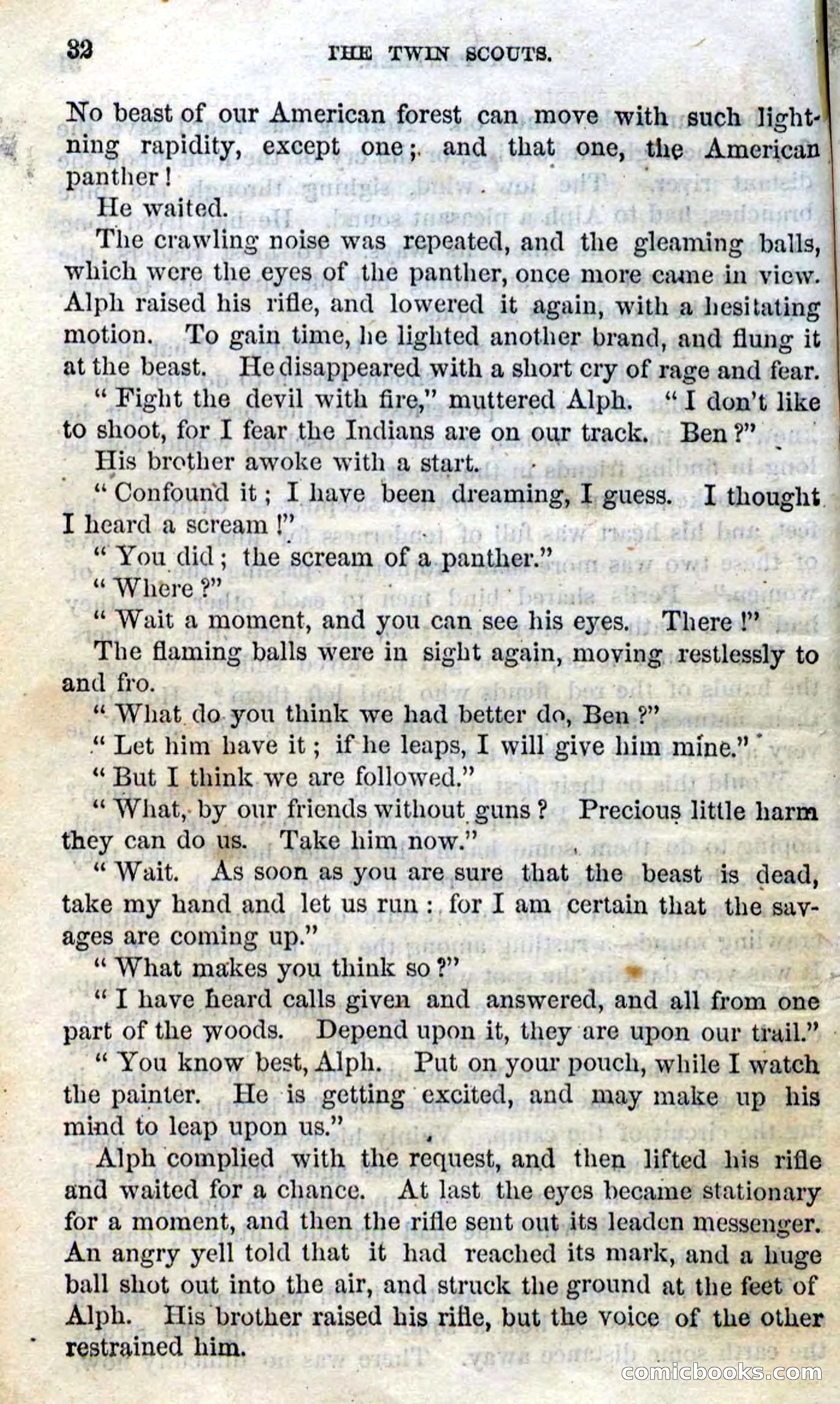 Beadle's Dime Novels No. 92: The Twin Scouts — page 30 of 98