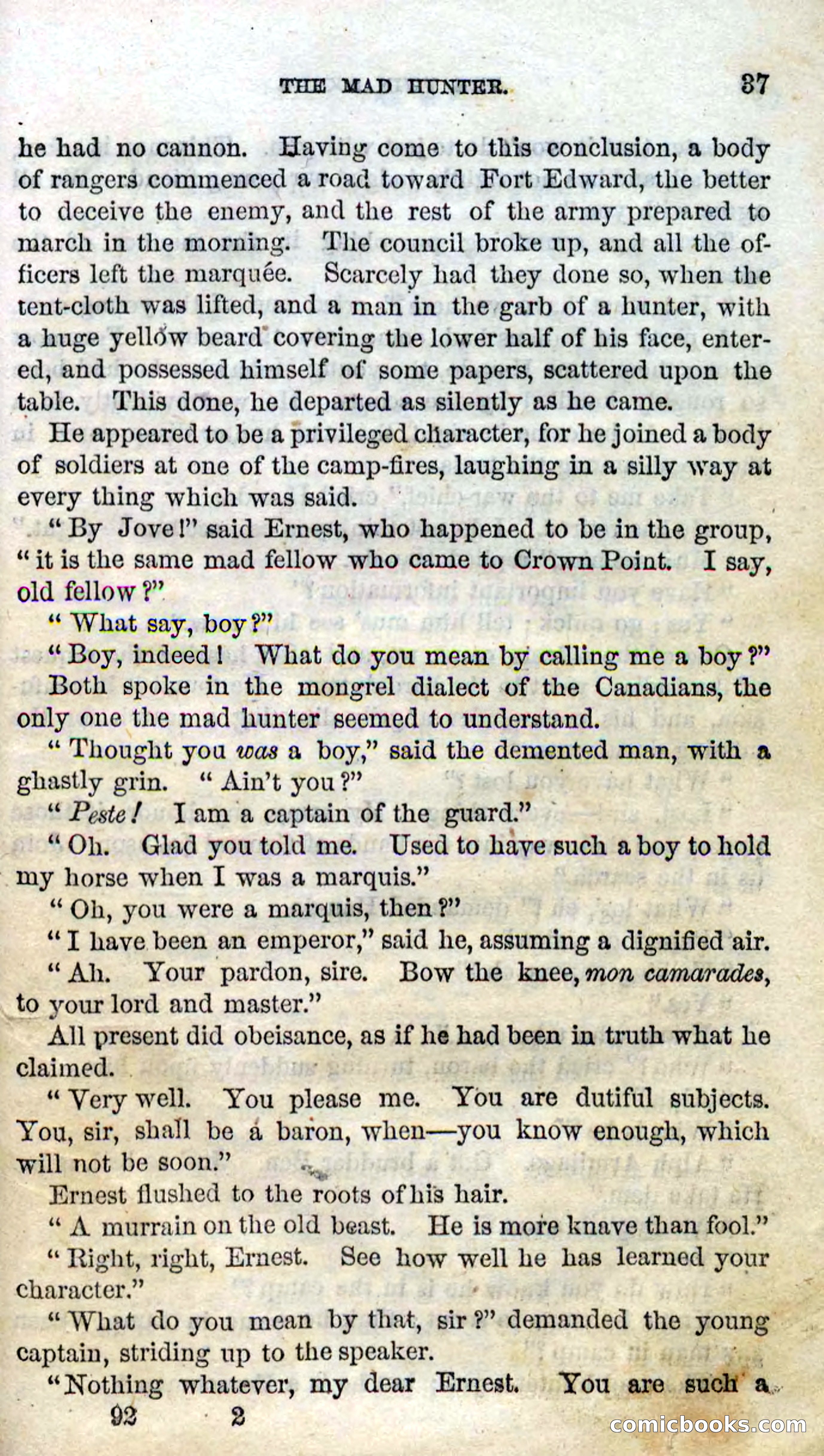 Beadle's Dime Novels No. 92: The Twin Scouts — page 35 of 98