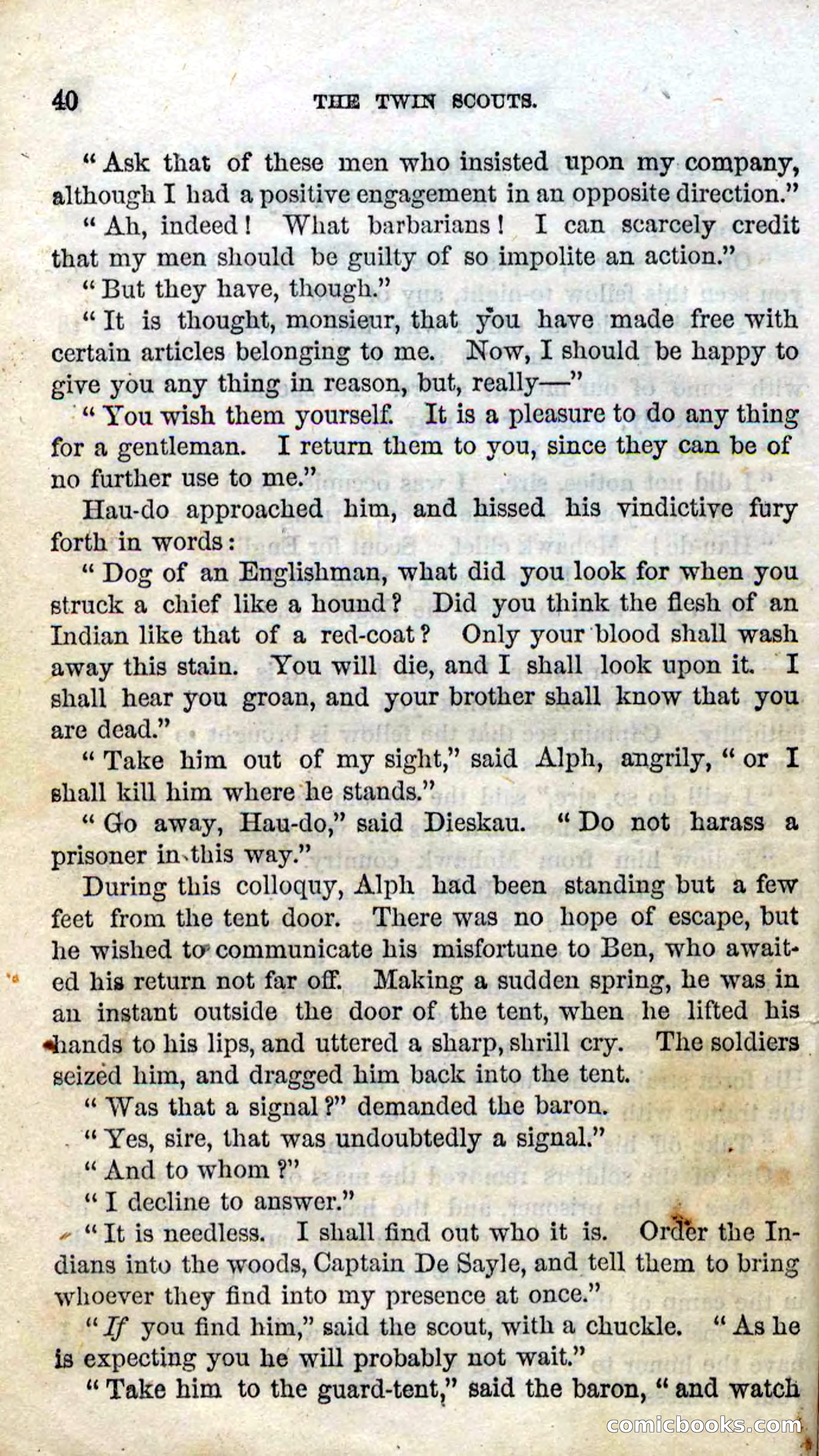 Beadle's Dime Novels No. 92: The Twin Scouts — page 38 of 98