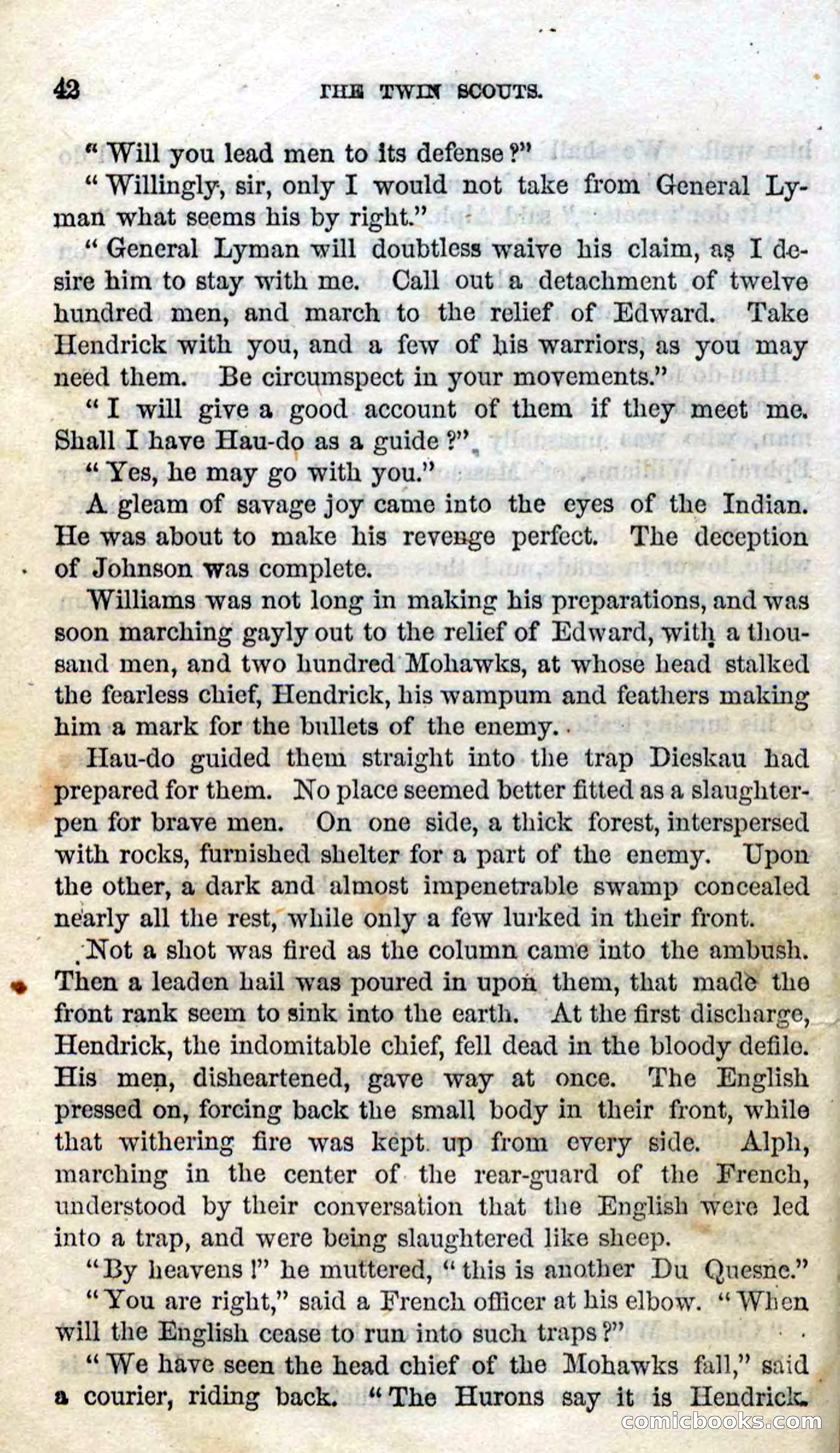 Beadle's Dime Novels No. 92: The Twin Scouts — page 40 of 98