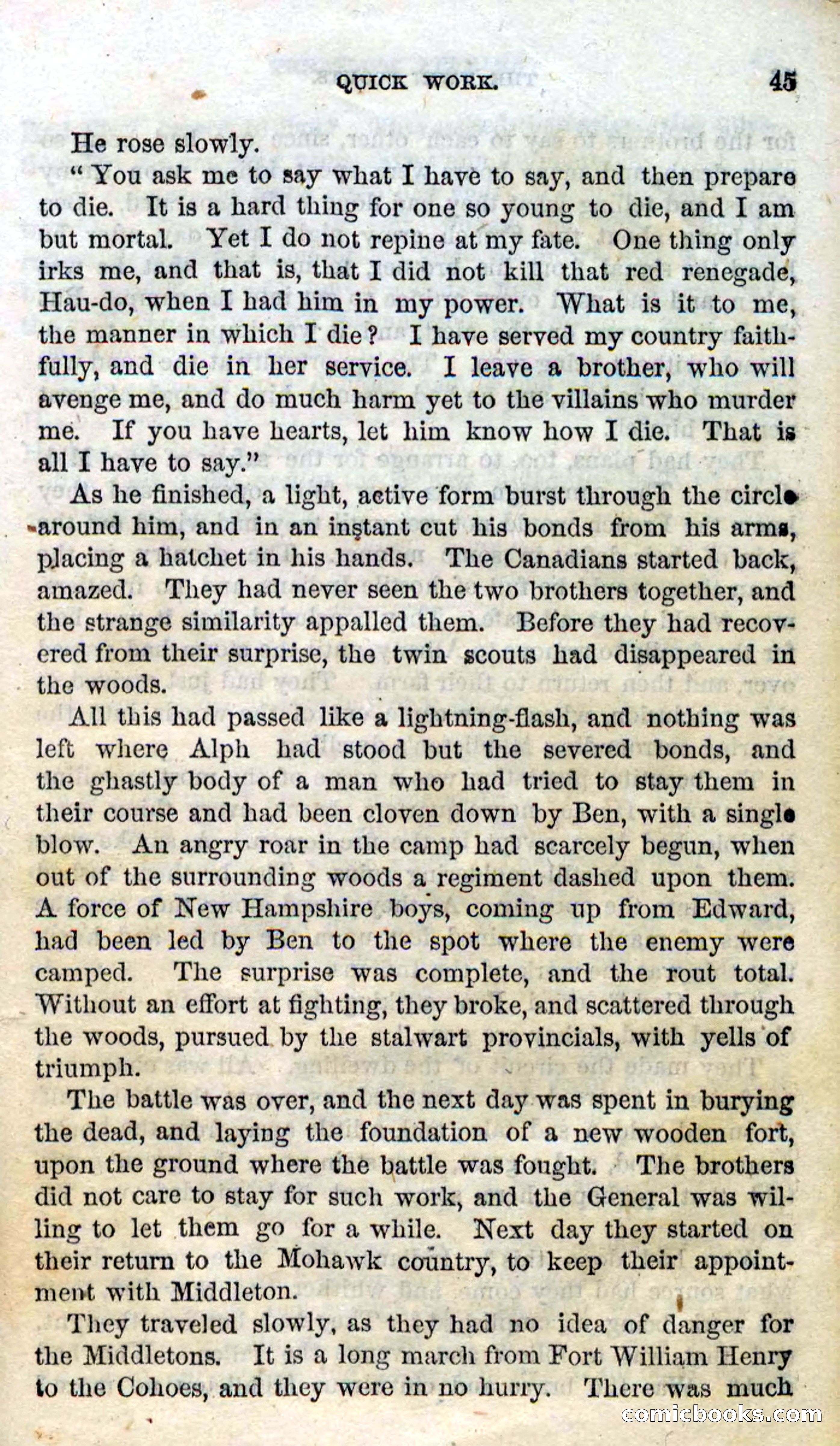 Beadle's Dime Novels No. 92: The Twin Scouts — page 43 of 98