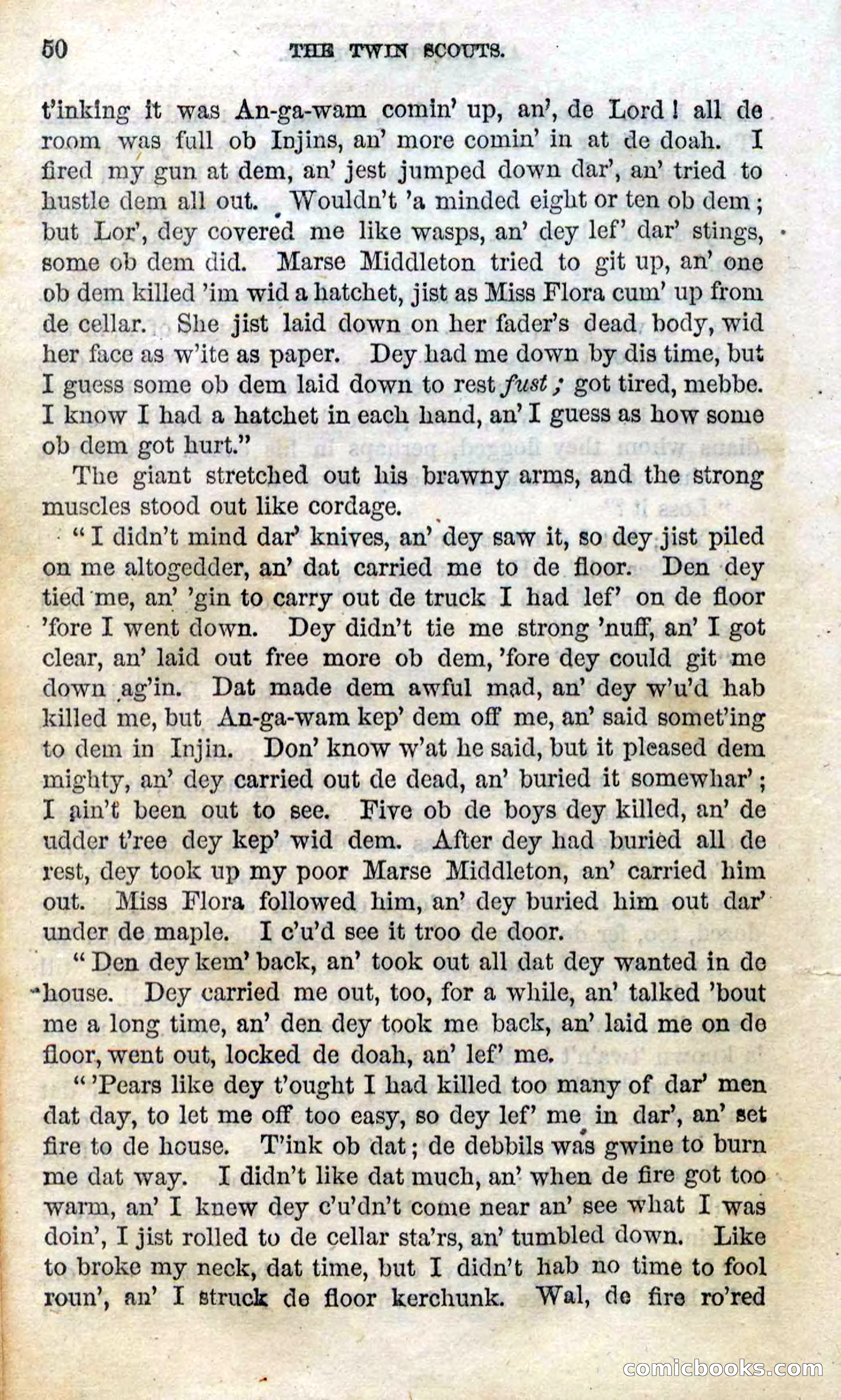Beadle's Dime Novels No. 92: The Twin Scouts — page 48 of 98