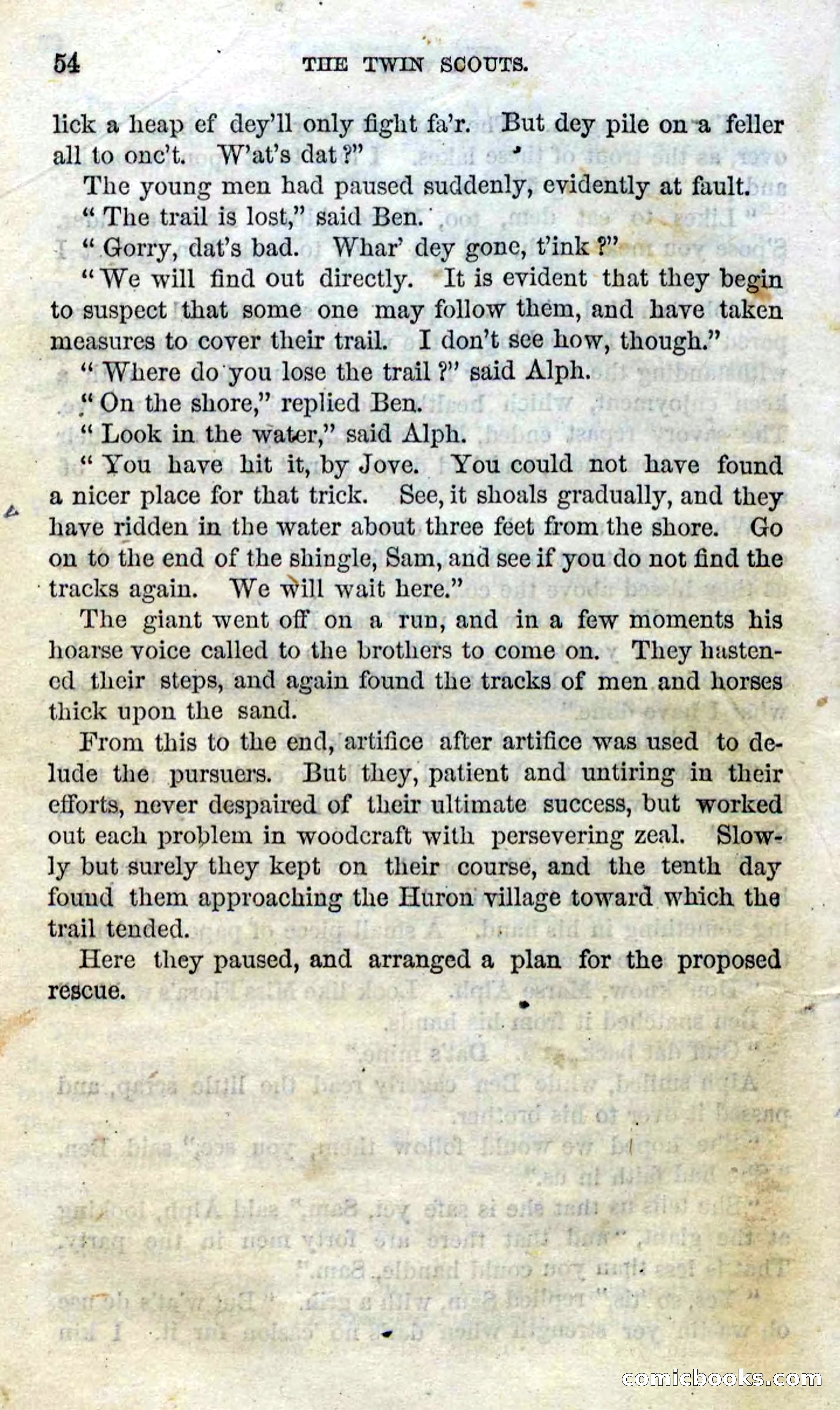 Beadle's Dime Novels No. 92: The Twin Scouts — page 52 of 98
