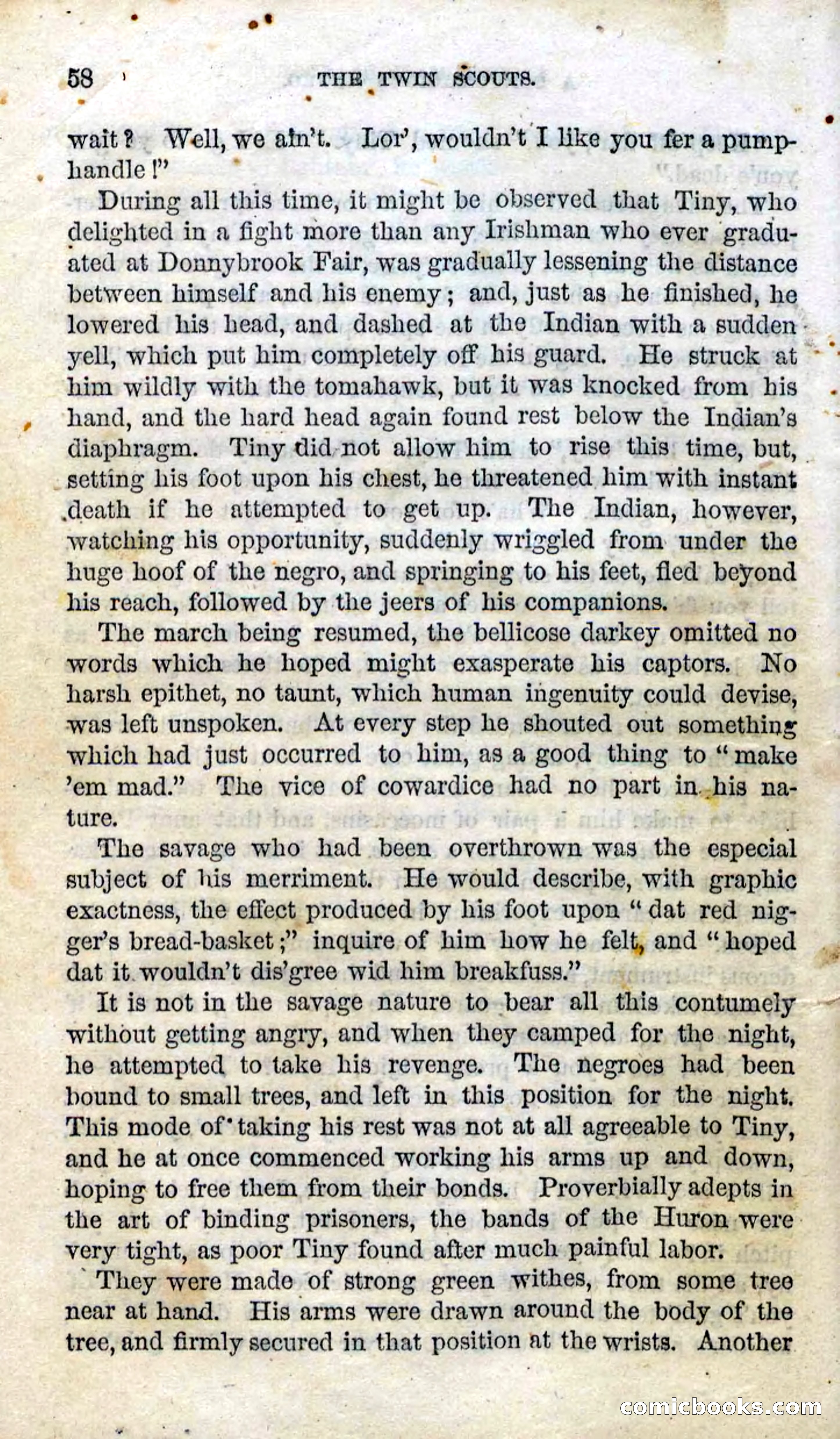 Beadle's Dime Novels No. 92: The Twin Scouts — page 56 of 98