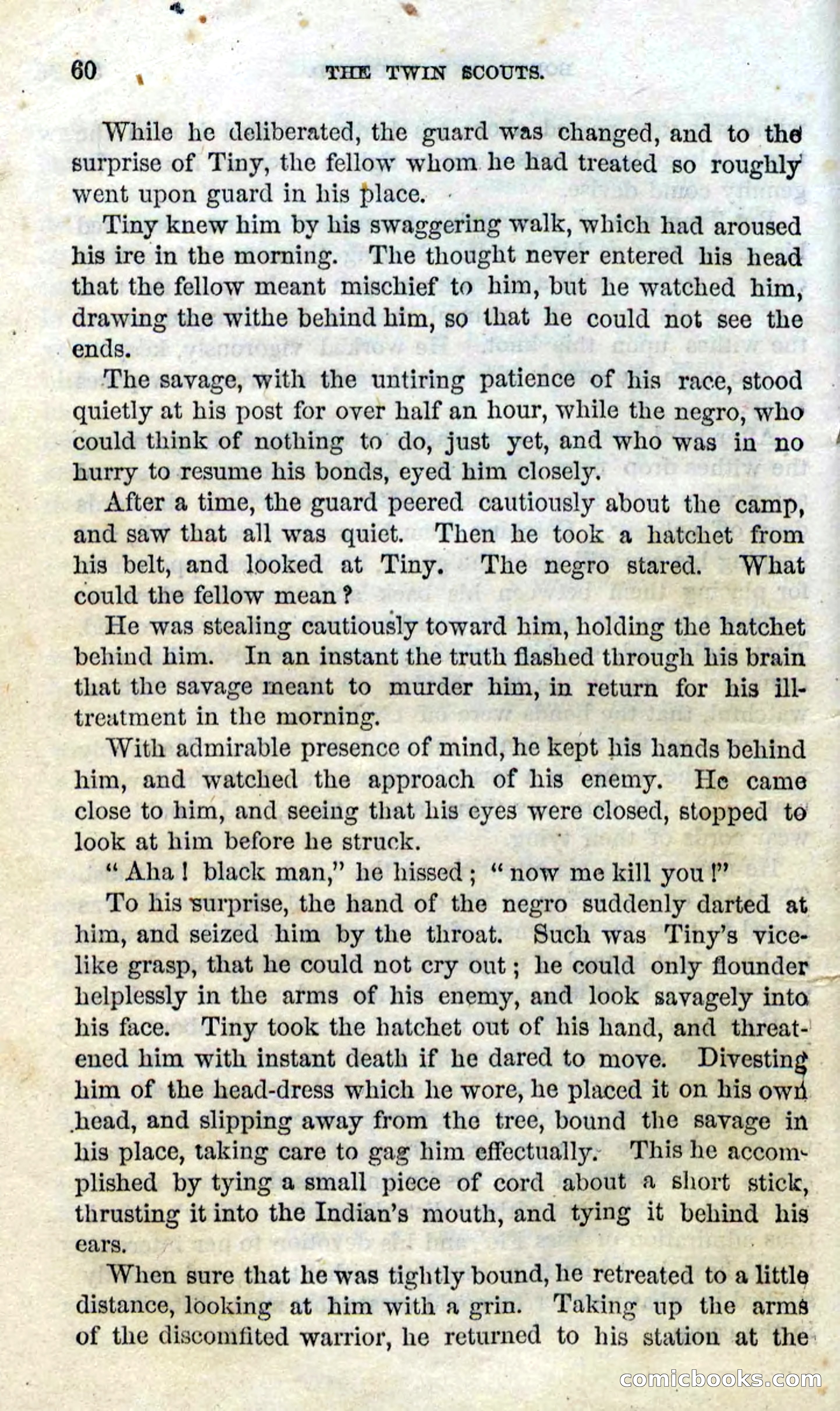 Beadle's Dime Novels No. 92: The Twin Scouts — page 58 of 98