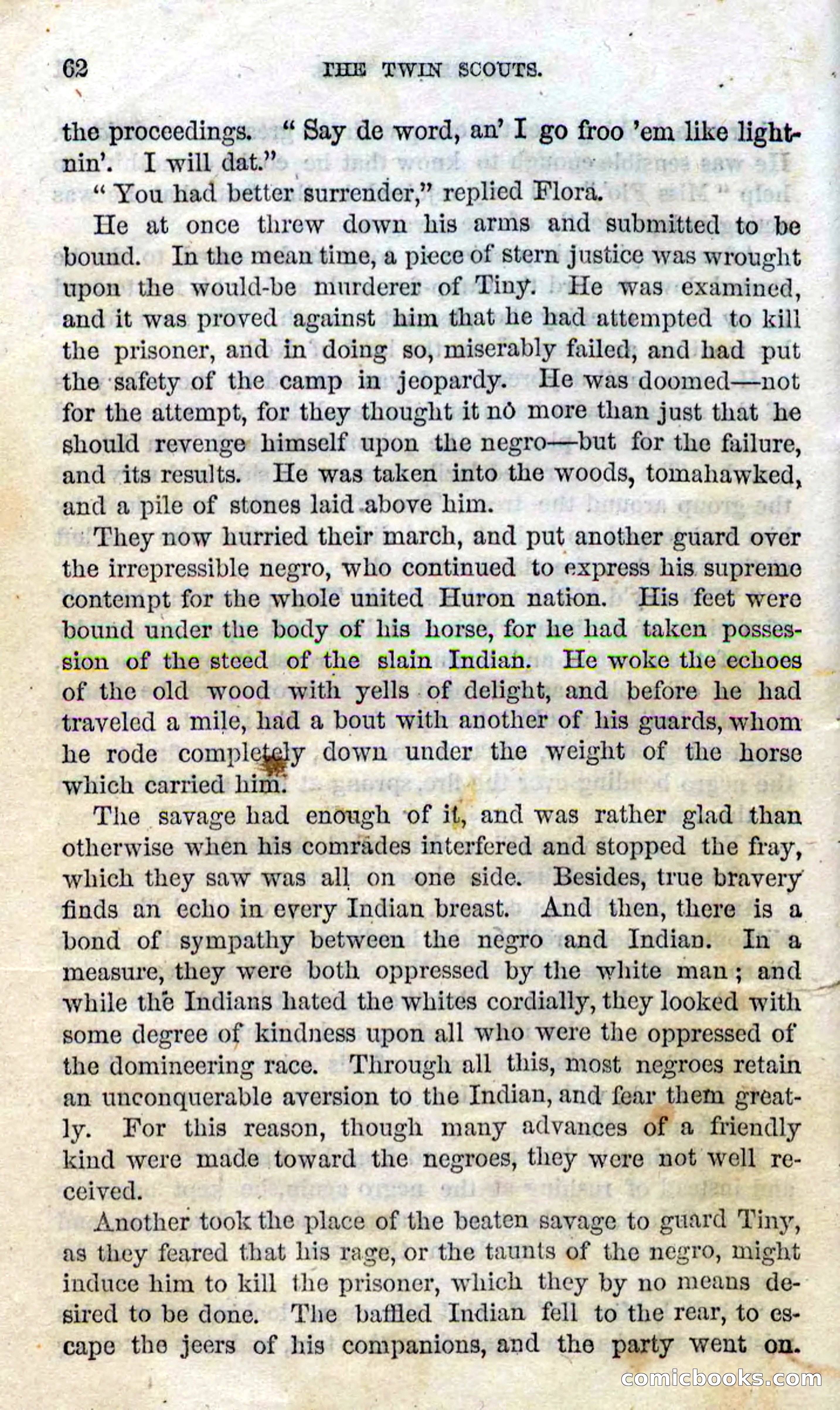 Beadle's Dime Novels No. 92: The Twin Scouts — page 60 of 98