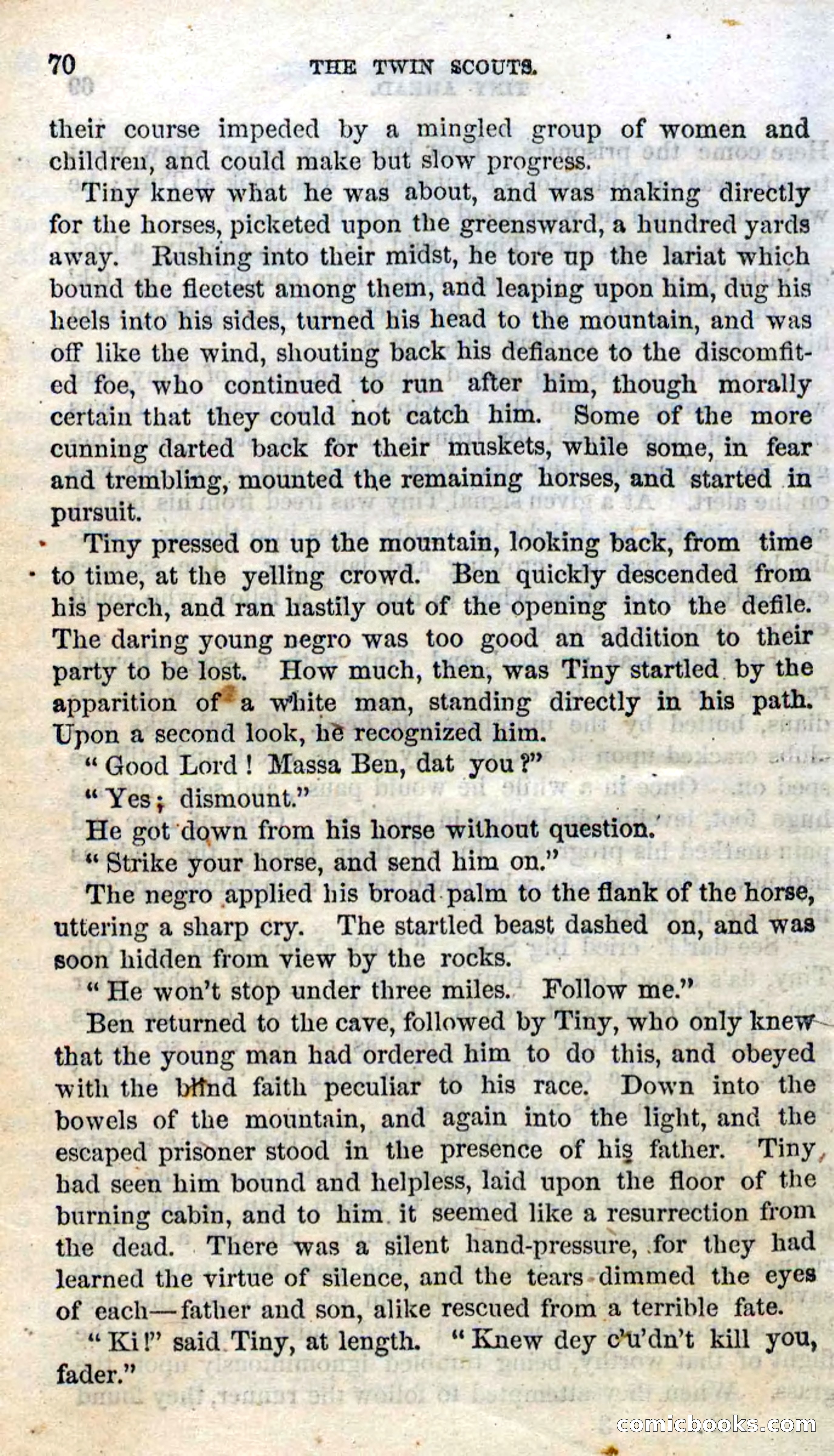 Beadle's Dime Novels No. 92: The Twin Scouts — page 68 of 98