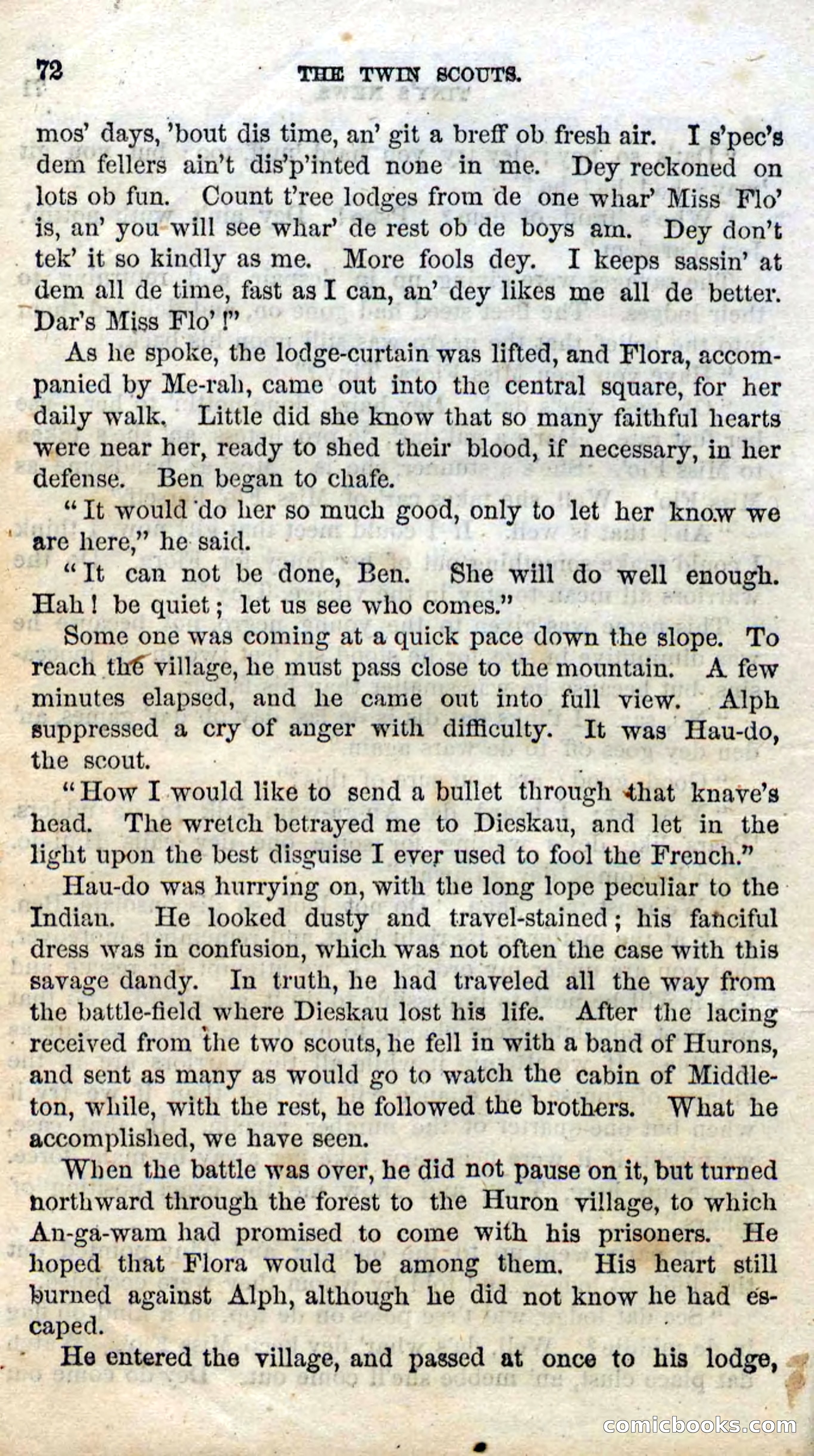 Beadle's Dime Novels No. 92: The Twin Scouts — page 70 of 98