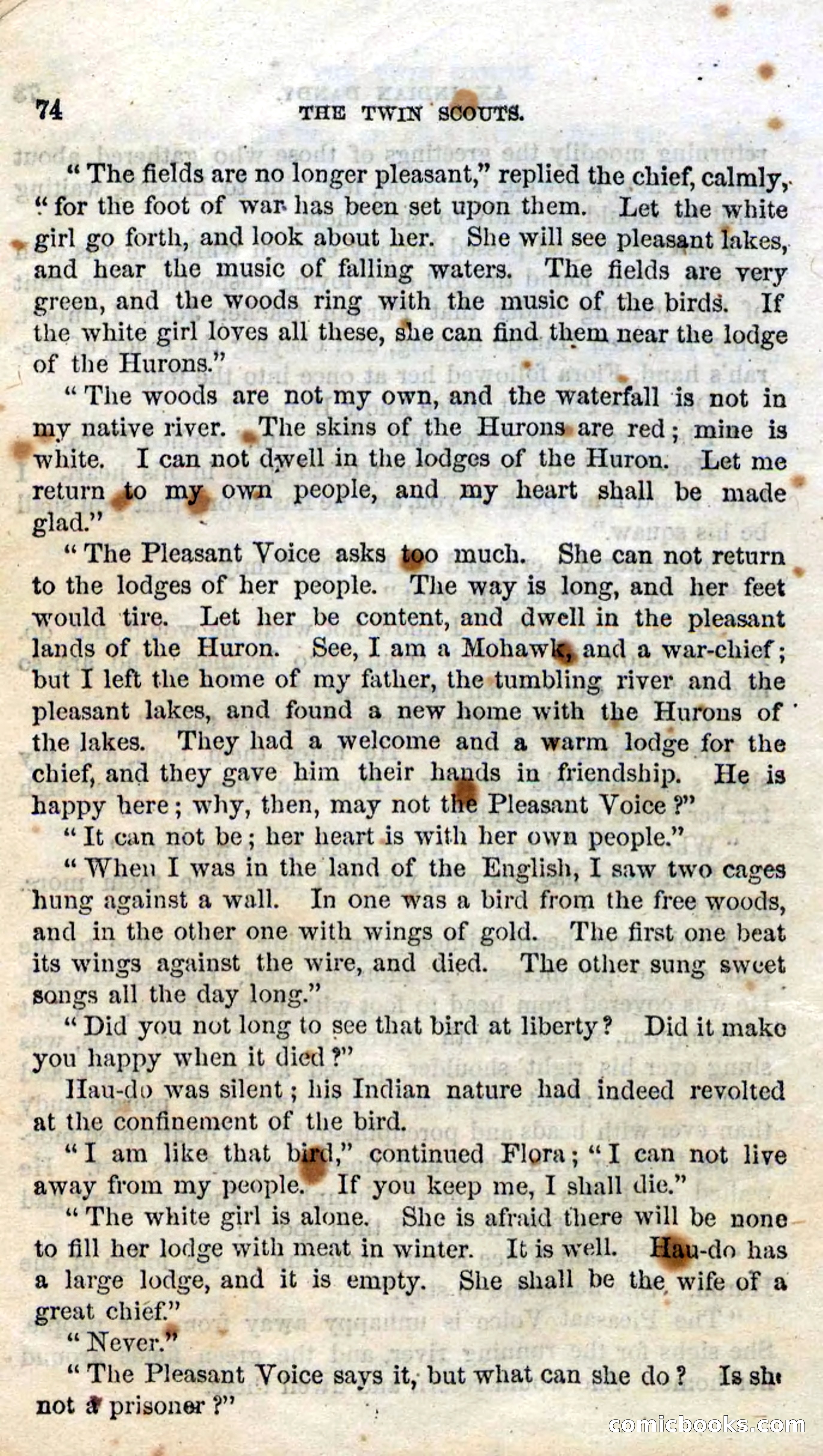 Beadle's Dime Novels No. 92: The Twin Scouts — page 72 of 98