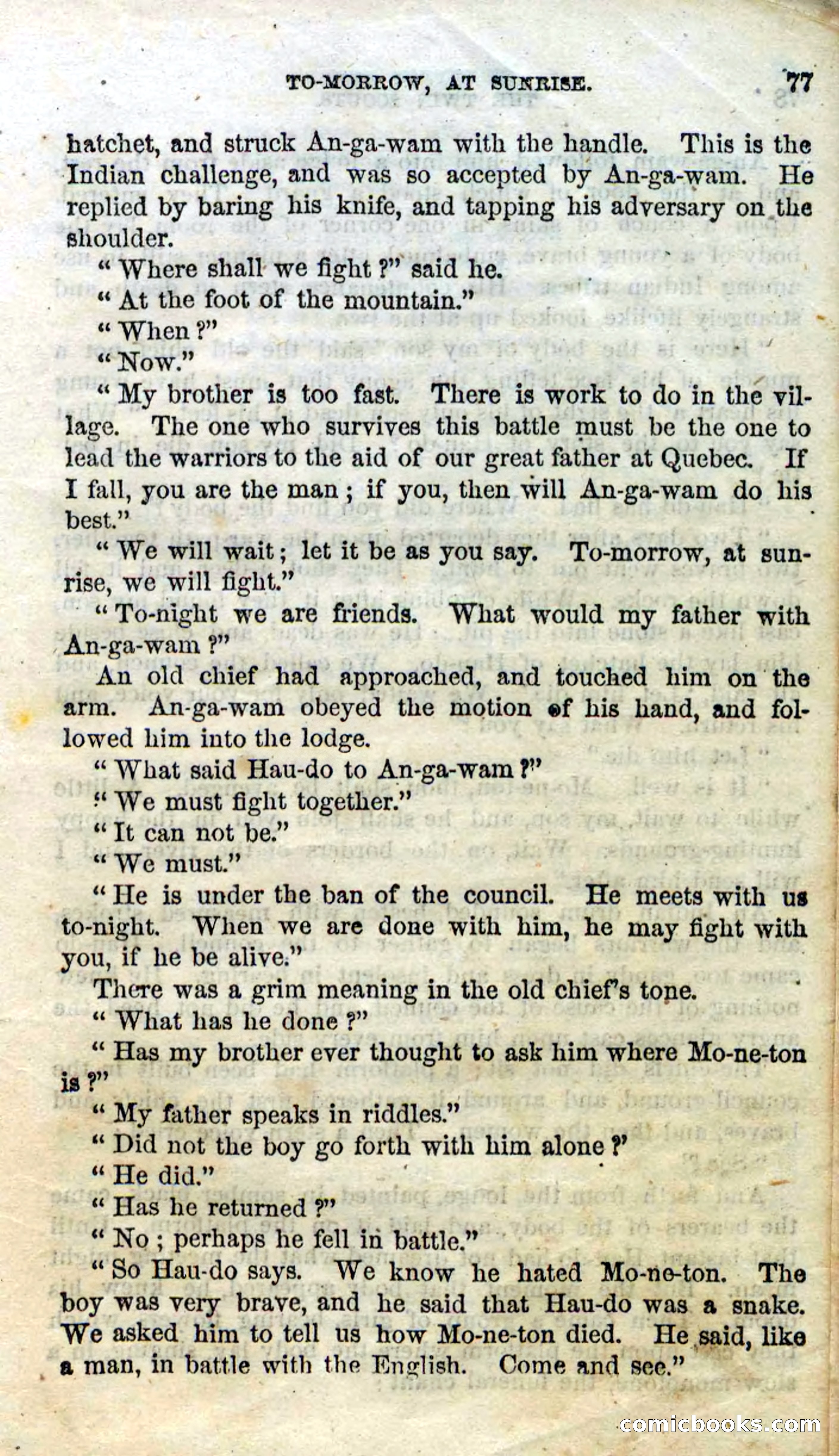 Beadle's Dime Novels No. 92: The Twin Scouts — page 75 of 98