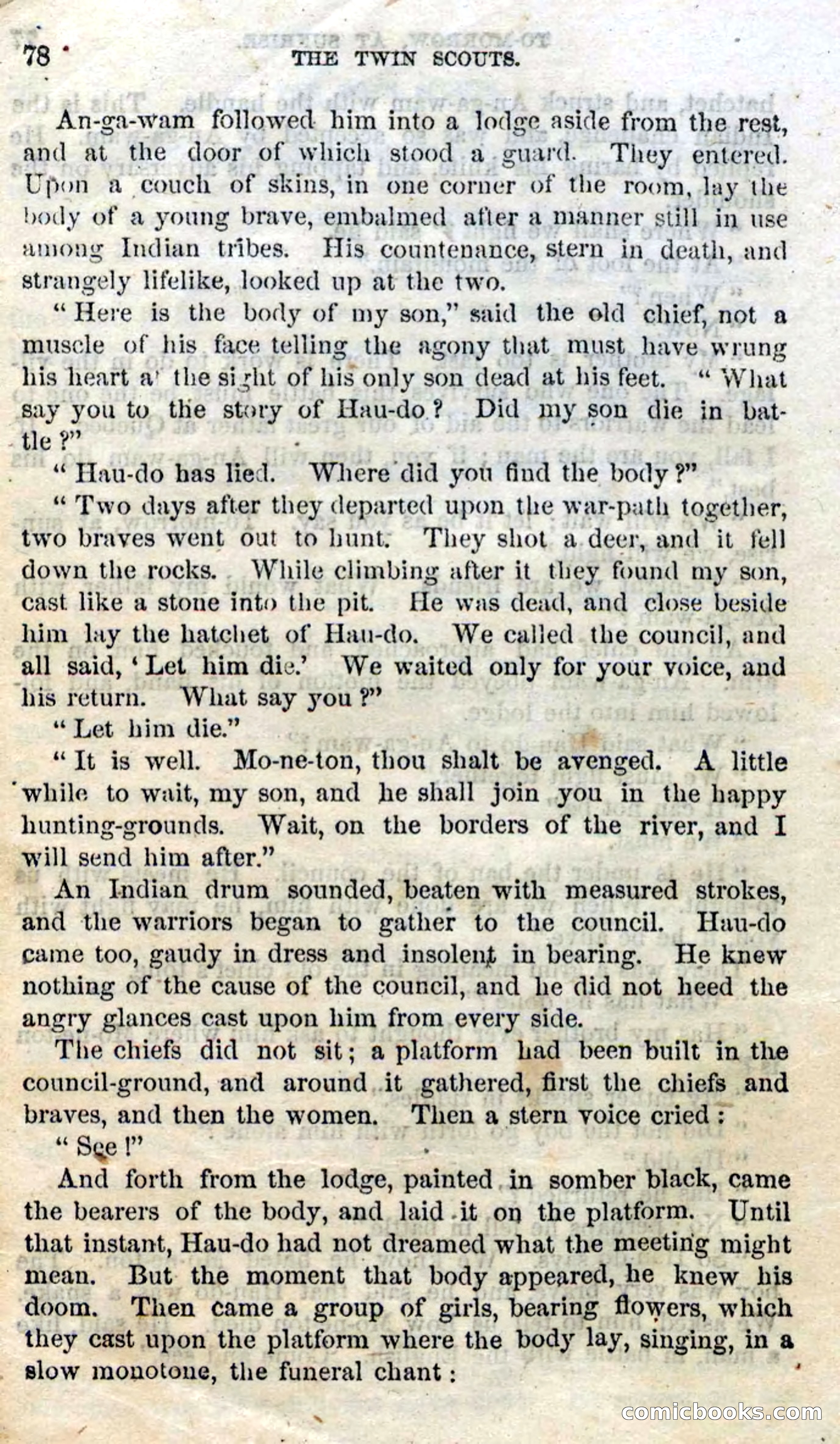 Beadle's Dime Novels No. 92: The Twin Scouts — page 76 of 98