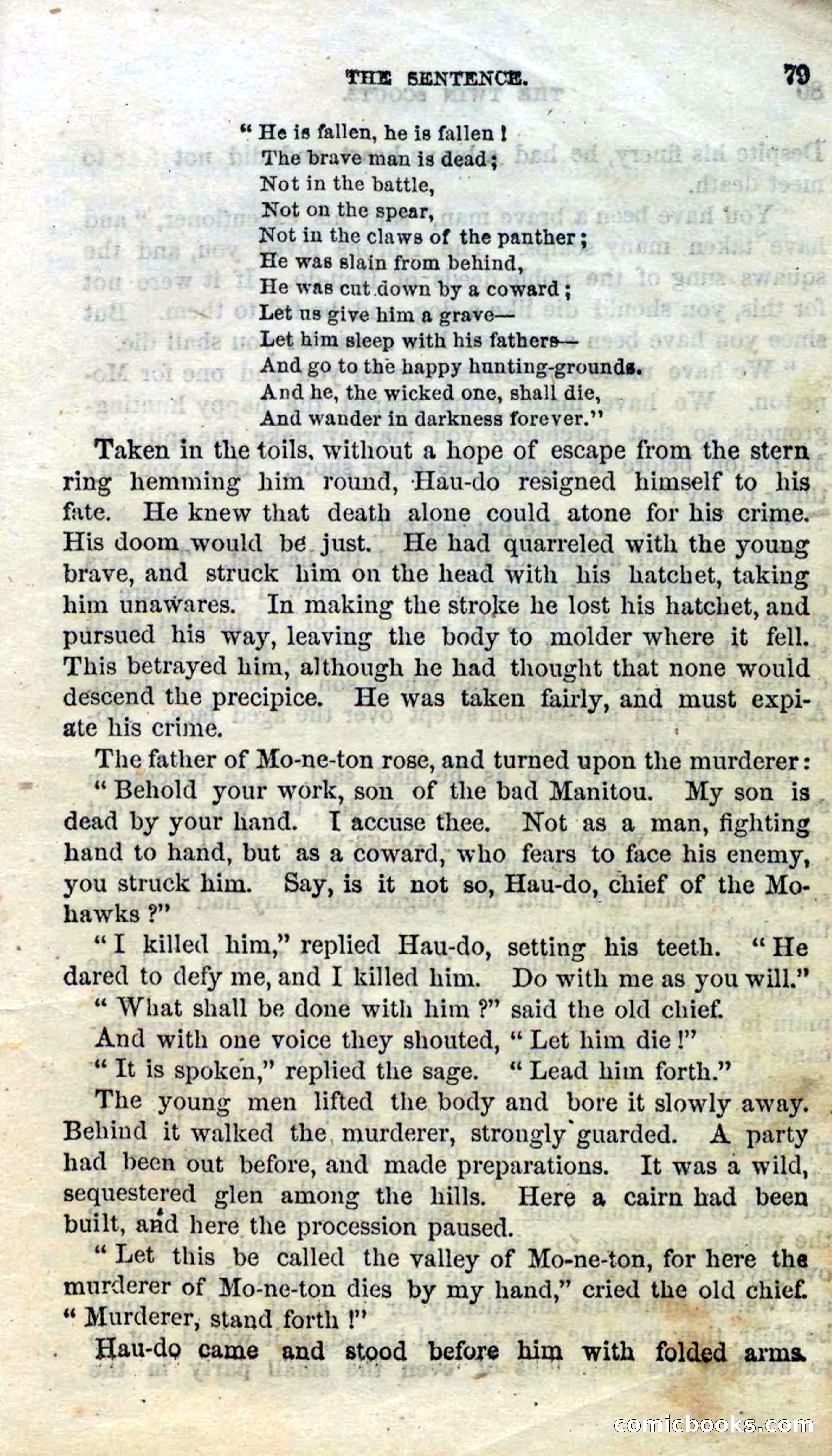 Beadle's Dime Novels No. 92: The Twin Scouts — page 77 of 98