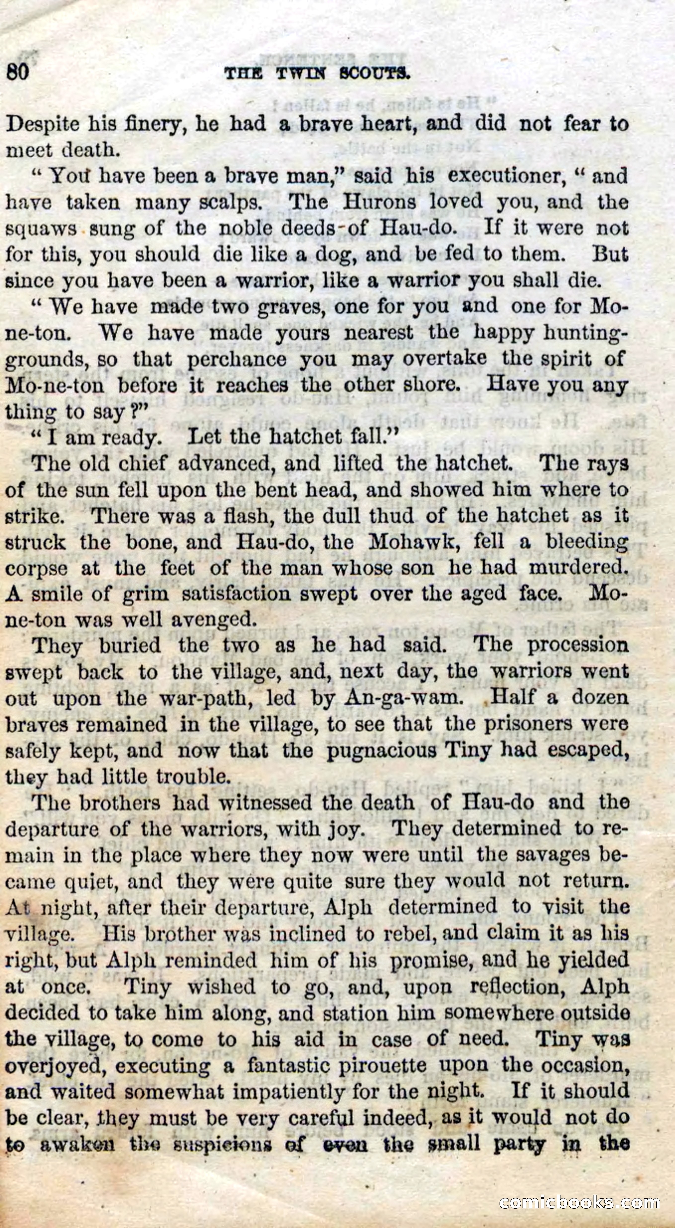 Beadle's Dime Novels No. 92: The Twin Scouts — page 78 of 98