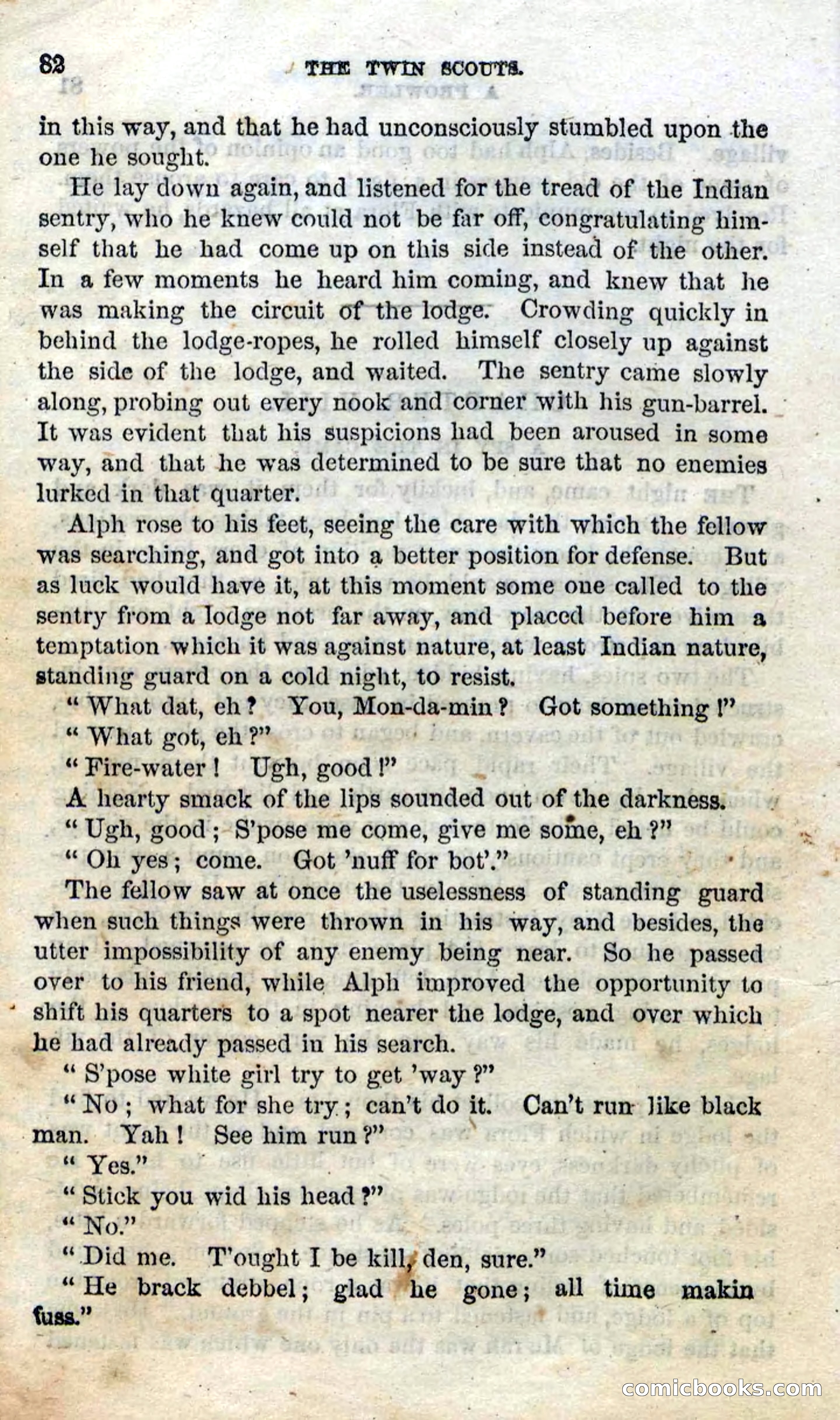 Beadle's Dime Novels No. 92: The Twin Scouts — page 80 of 98