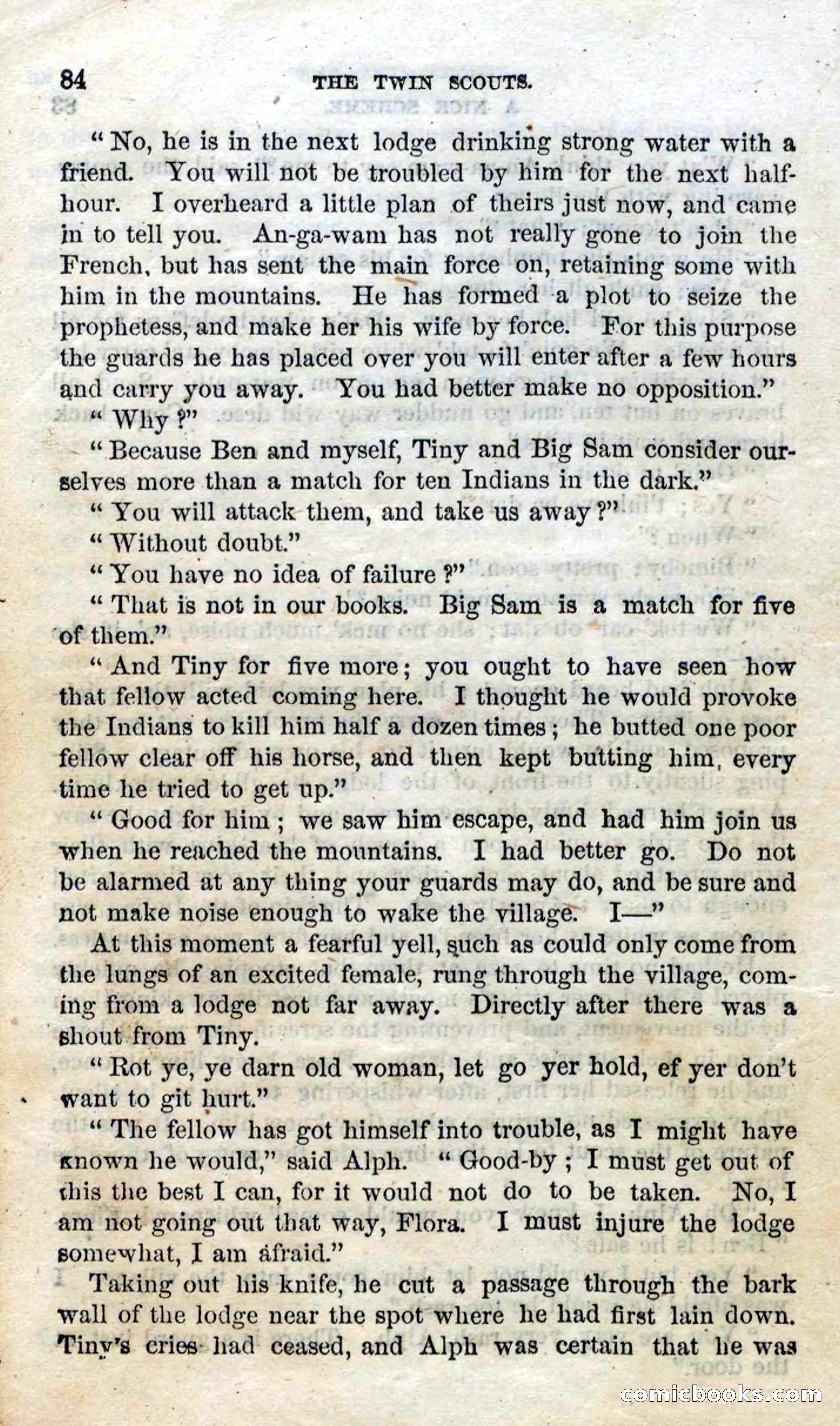 Beadle's Dime Novels No. 92: The Twin Scouts — page 82 of 98