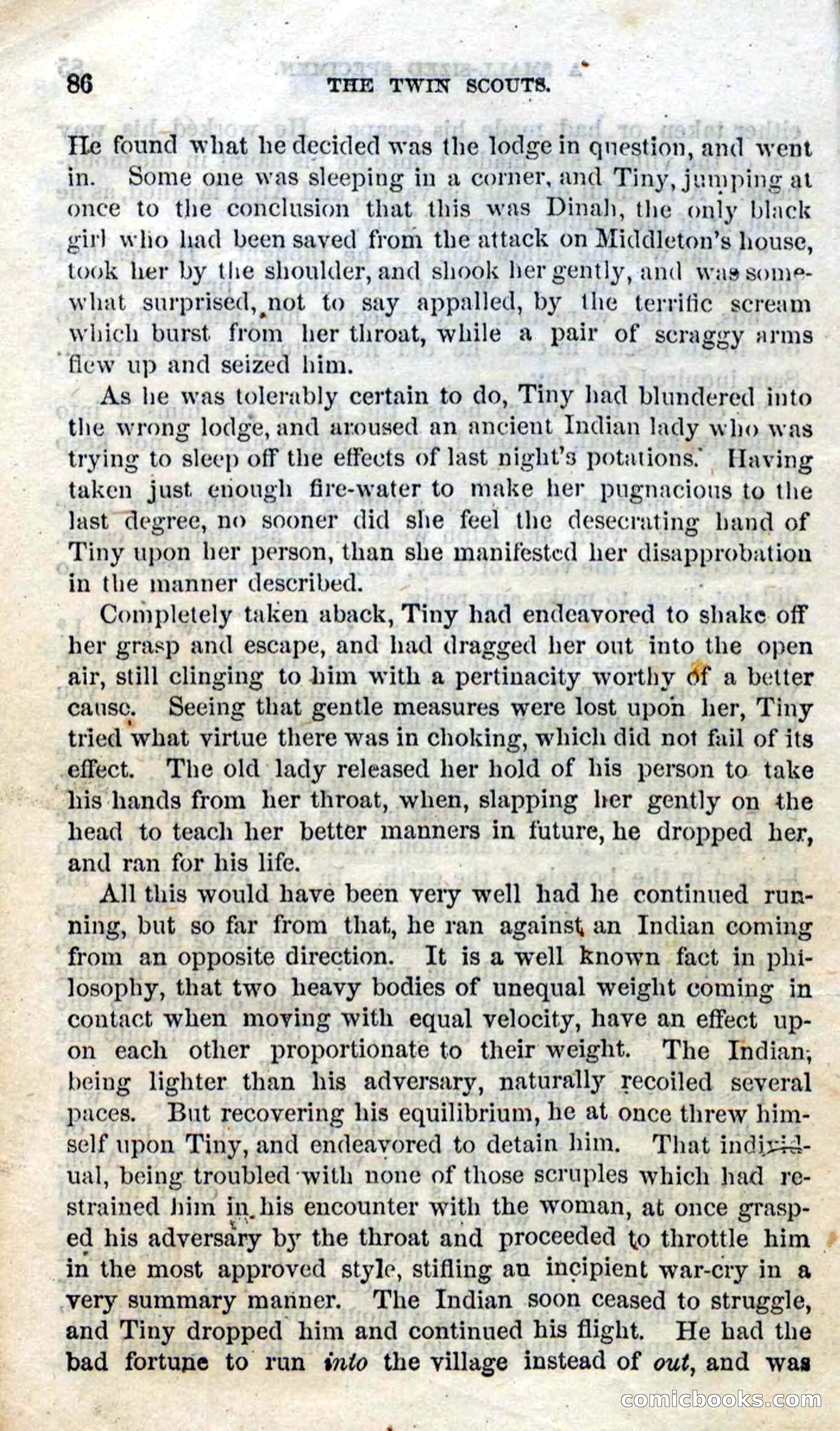 Beadle's Dime Novels No. 92: The Twin Scouts — page 84 of 98