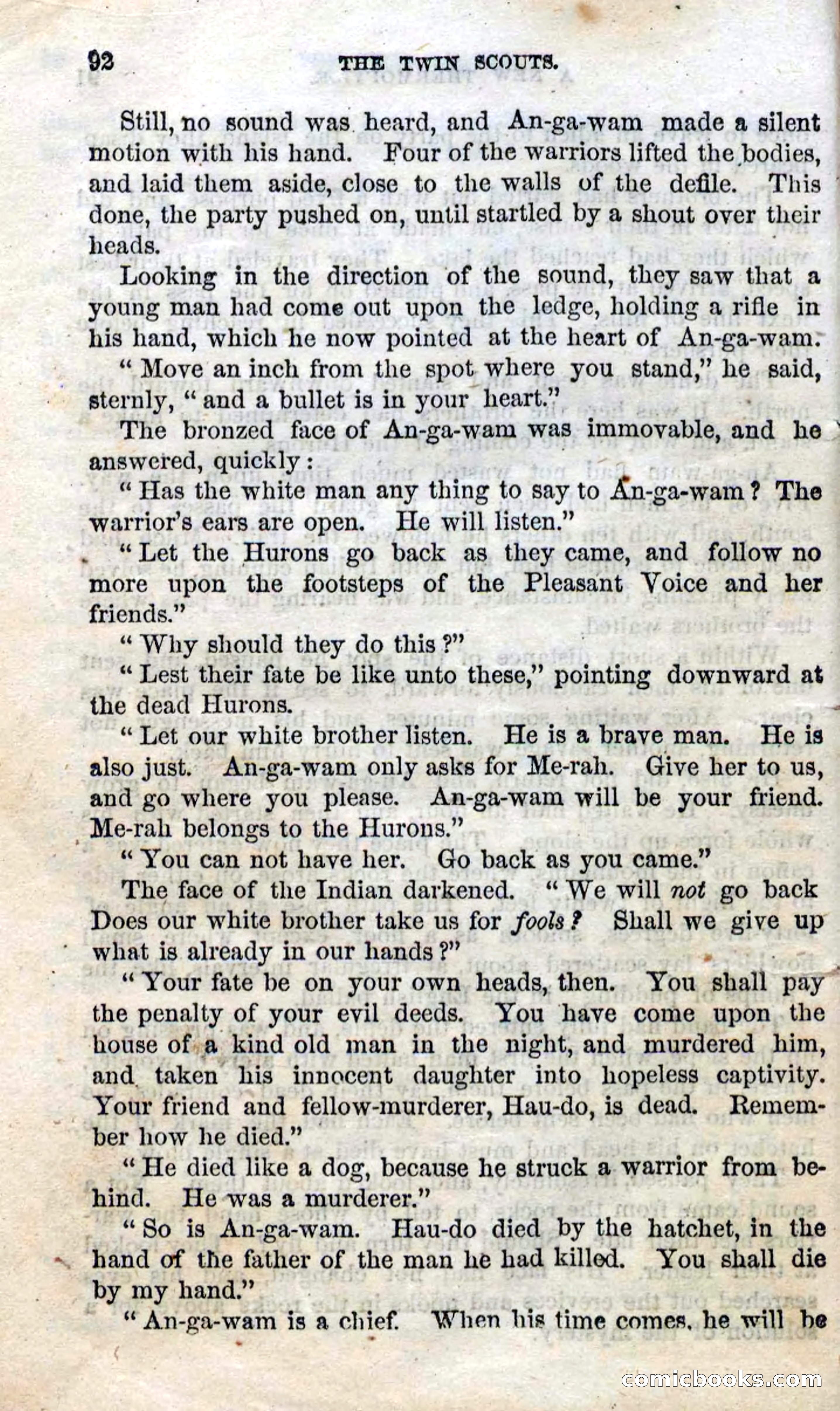 Beadle's Dime Novels No. 92: The Twin Scouts — page 90 of 98