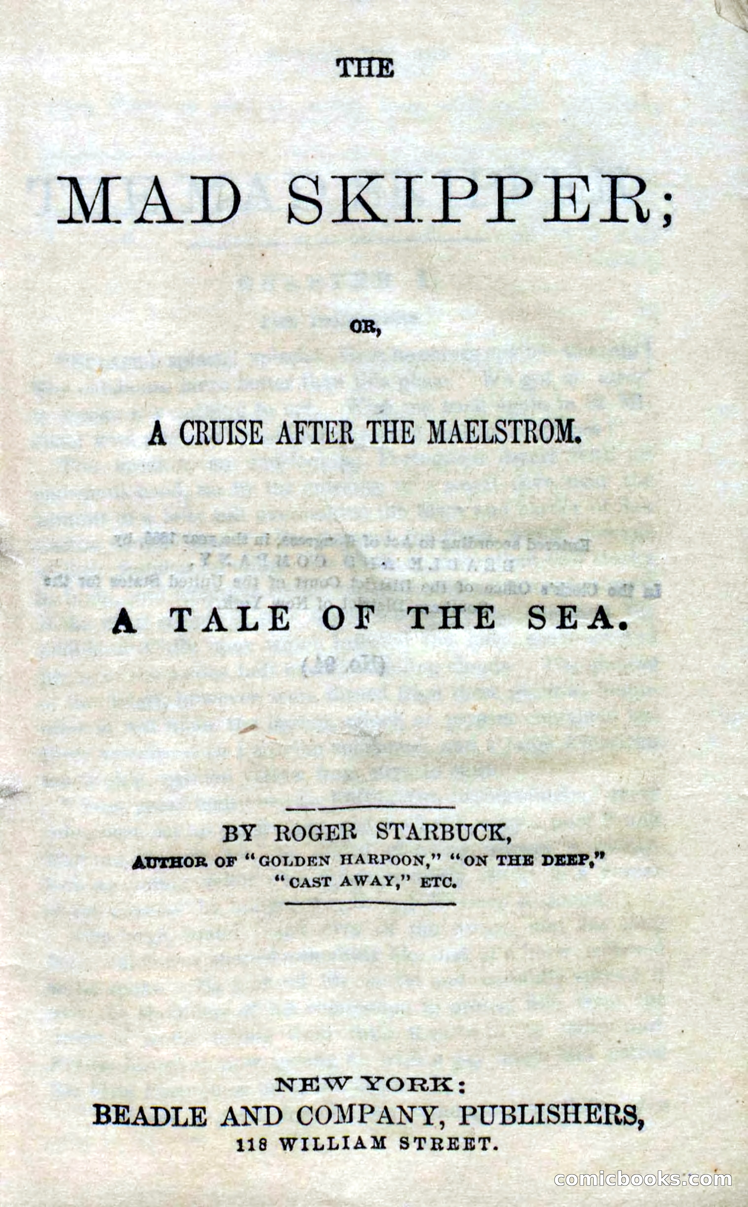 Beadle's Dime Novels No. 94: The Mad Skipper — page 5 of 100