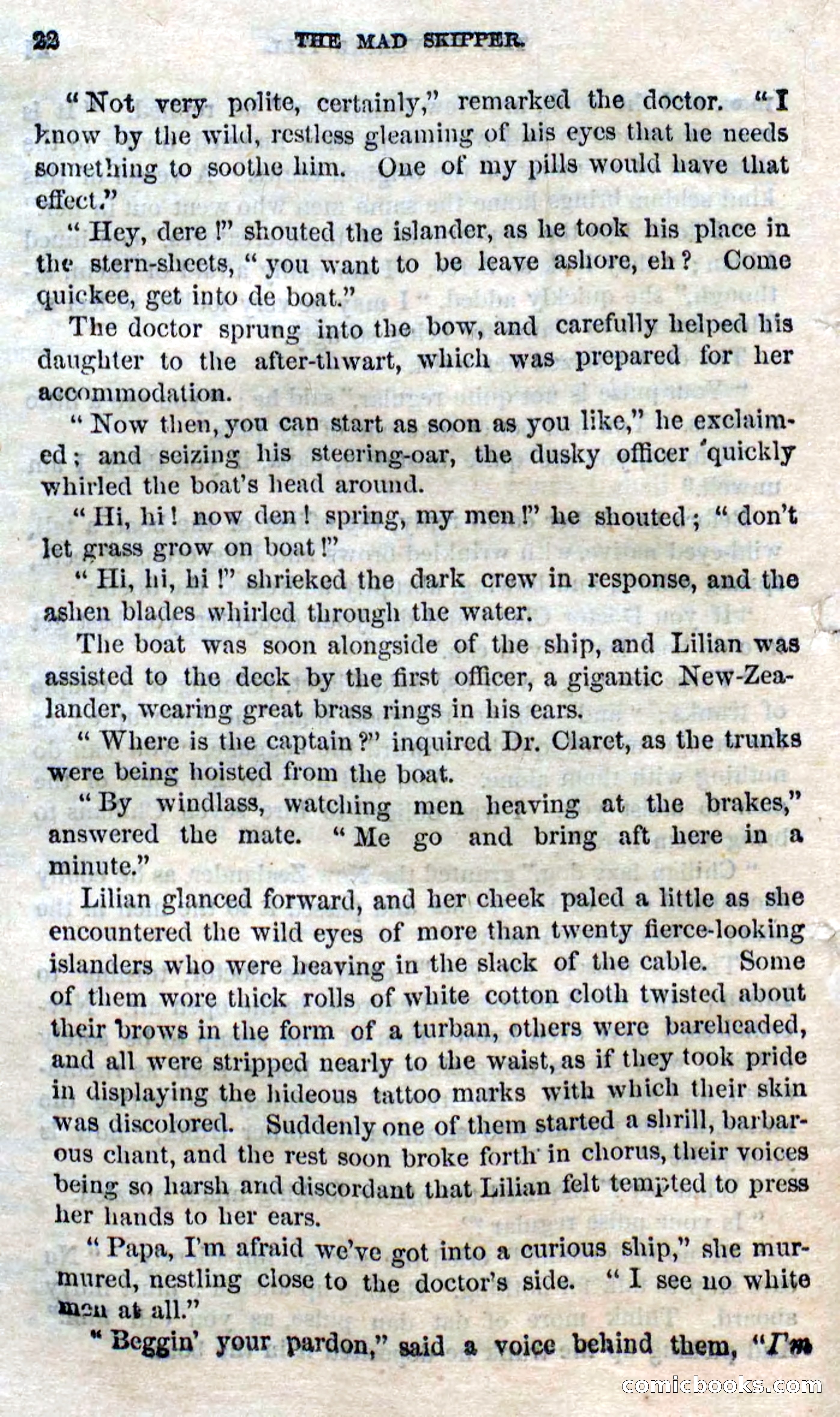 Beadle's Dime Novels No. 94: The Mad Skipper — page 20 of 100