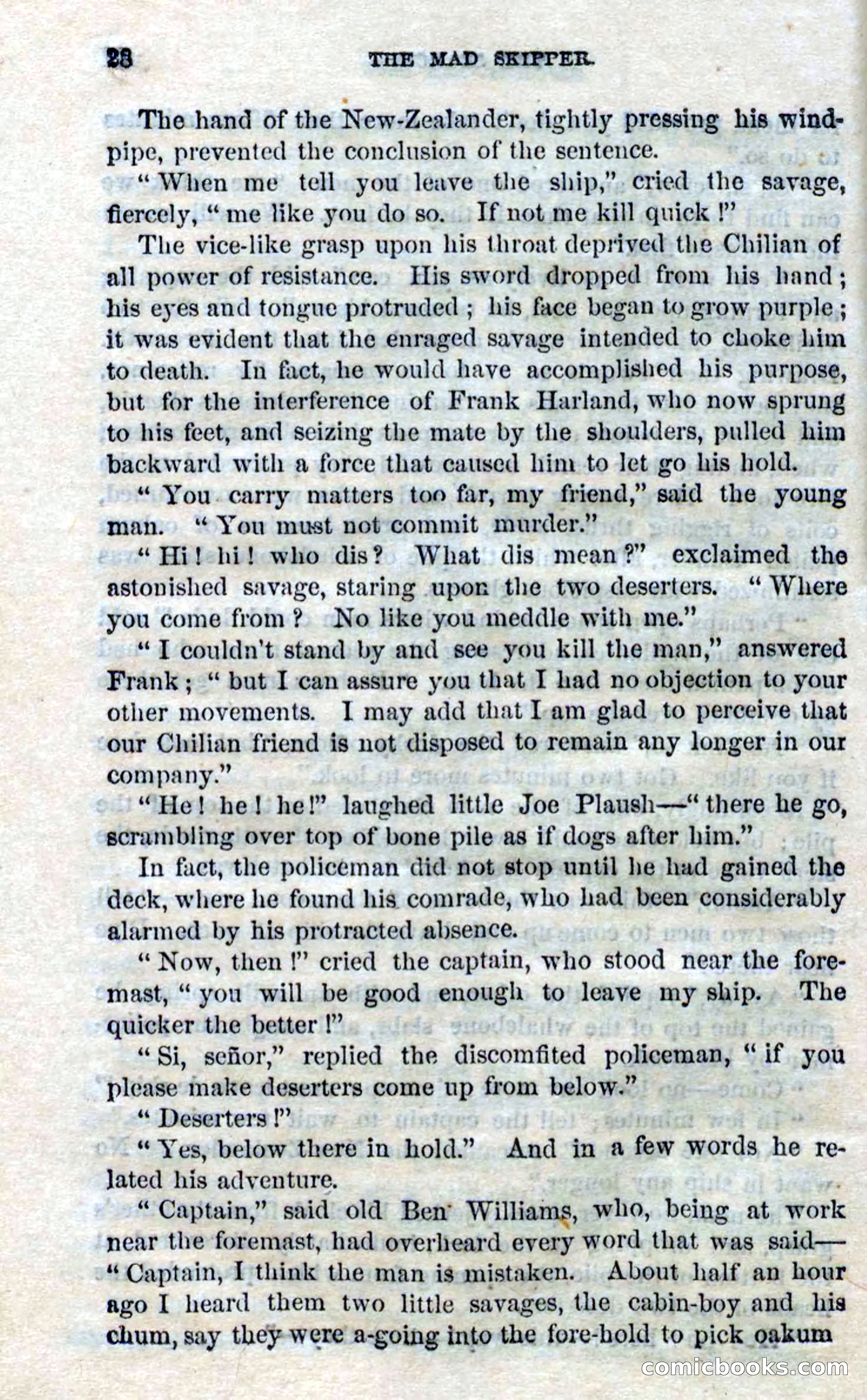 Beadle's Dime Novels No. 94: The Mad Skipper — page 26 of 100
