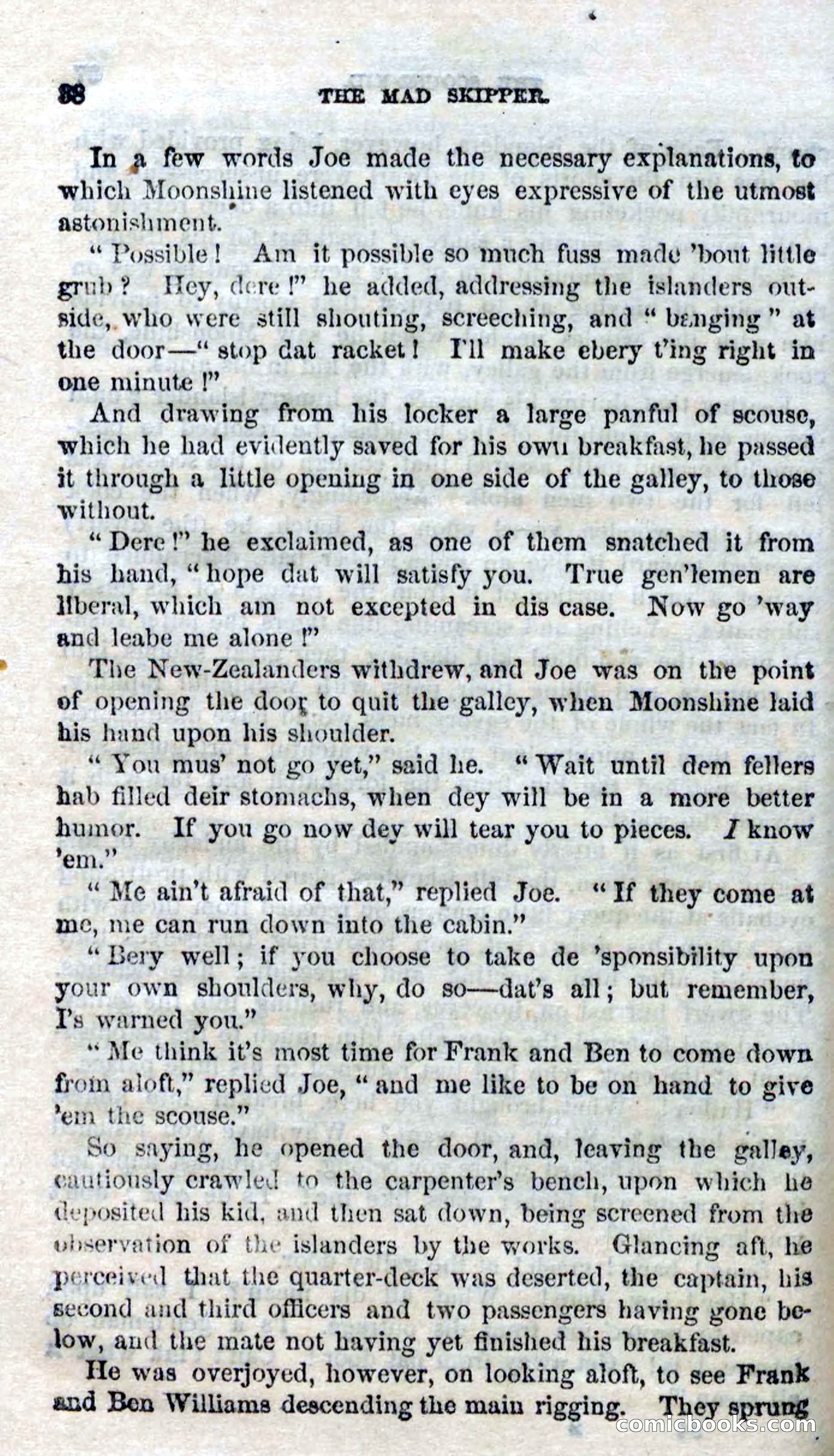 Beadle's Dime Novels No. 94: The Mad Skipper — page 36 of 100