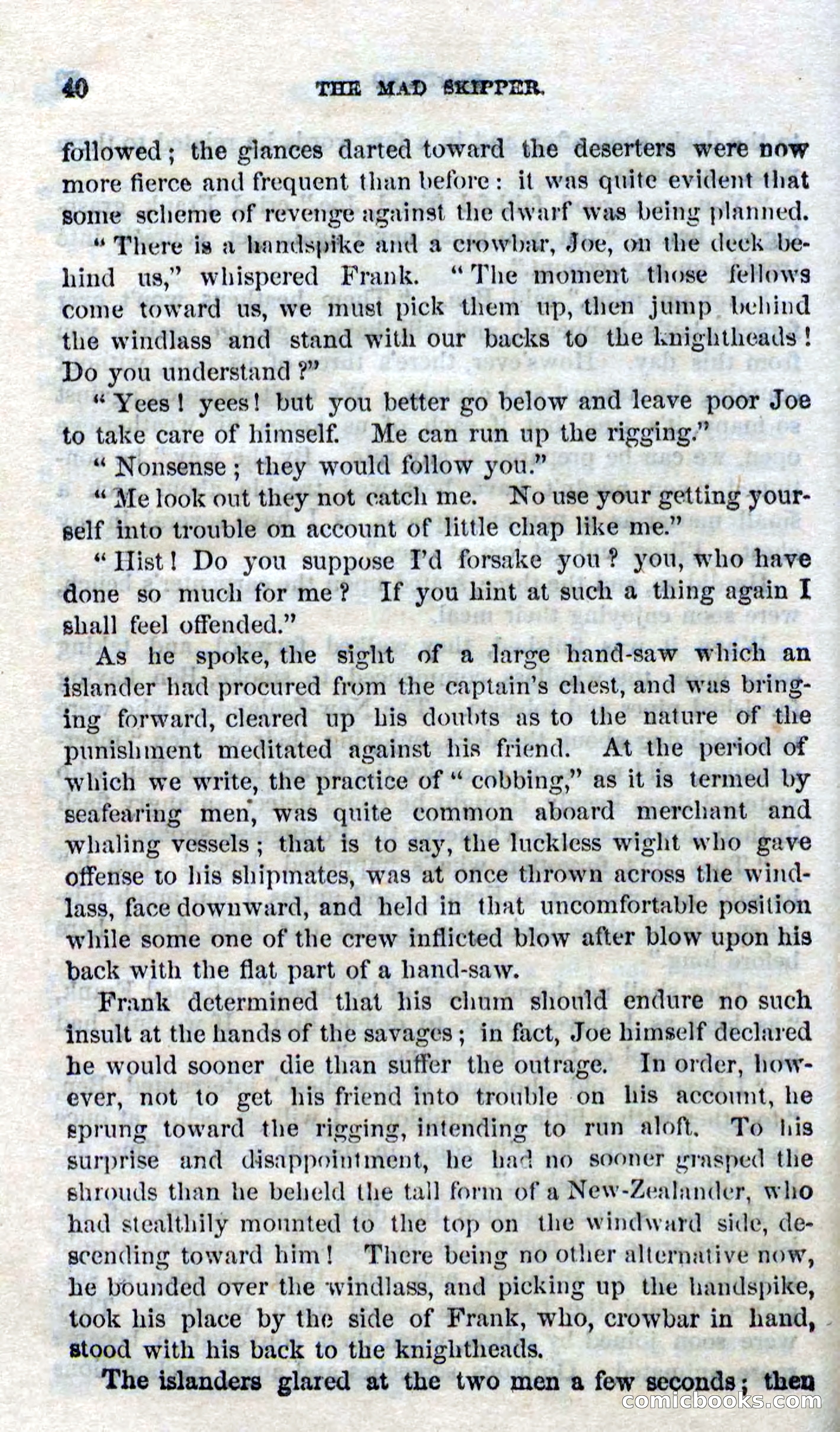 Beadle's Dime Novels No. 94: The Mad Skipper — page 38 of 100