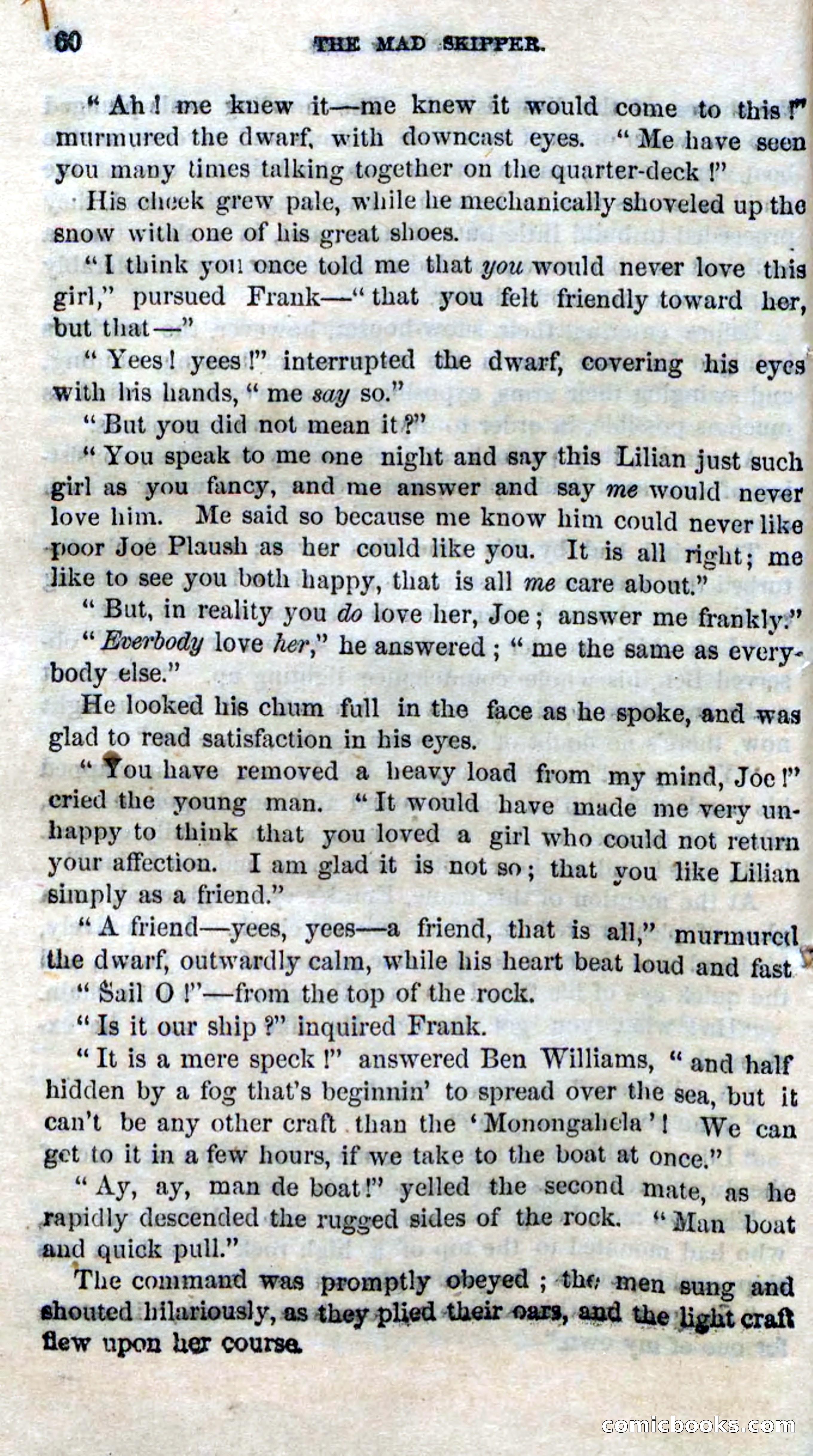 Beadle's Dime Novels No. 94: The Mad Skipper — page 58 of 100