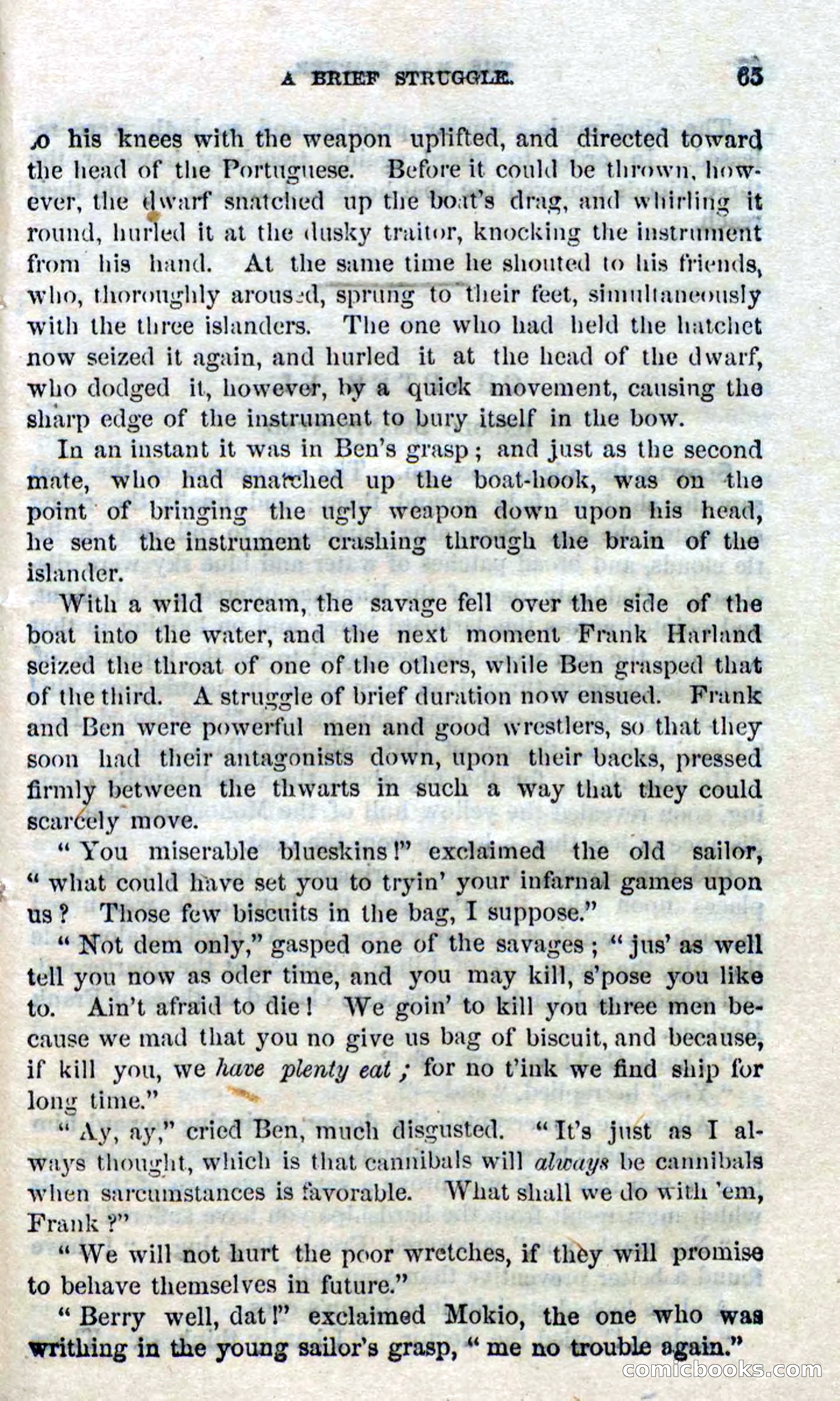 Beadle's Dime Novels No. 94: The Mad Skipper — page 63 of 100