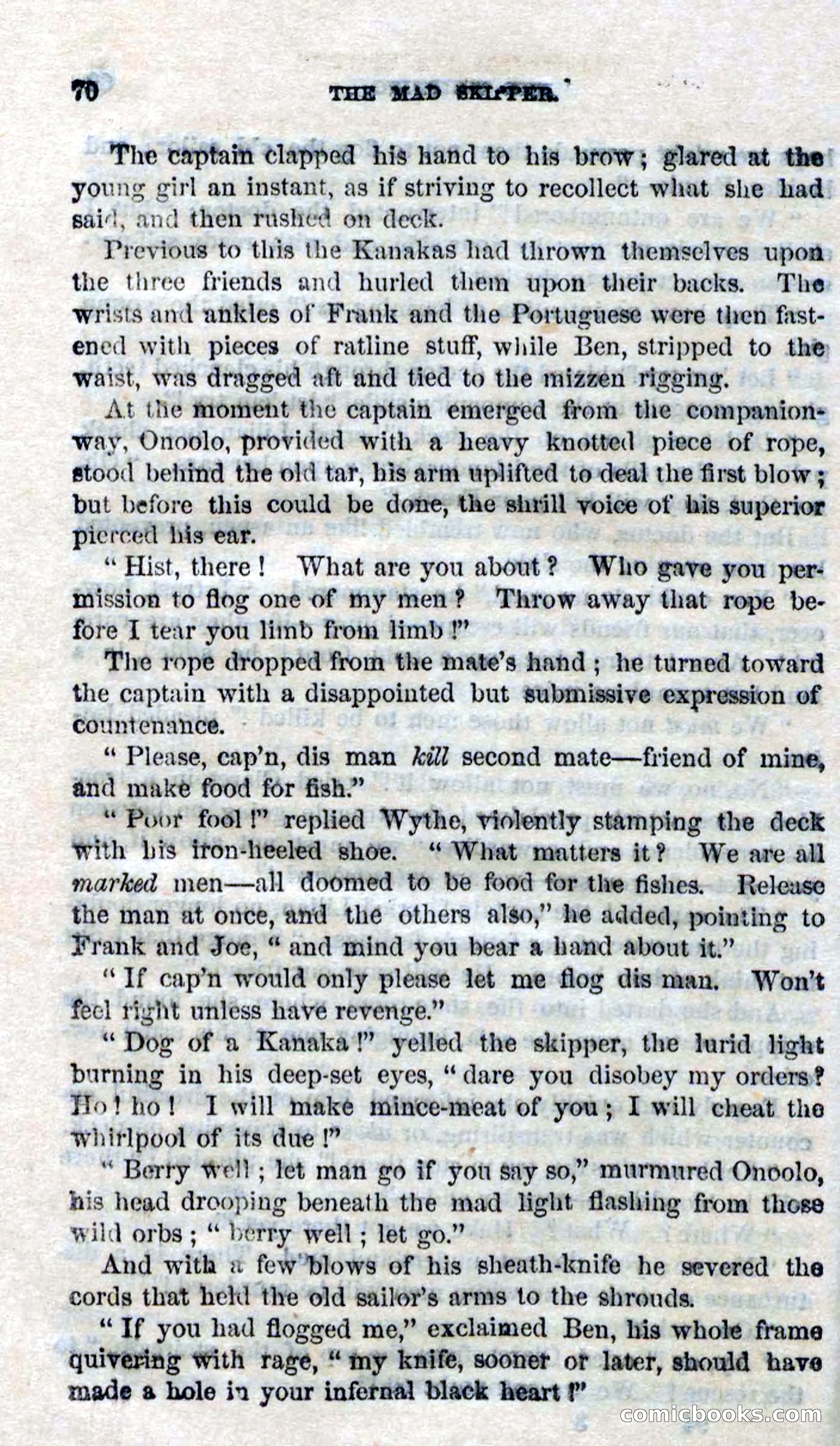 Beadle's Dime Novels No. 94: The Mad Skipper — page 68 of 100