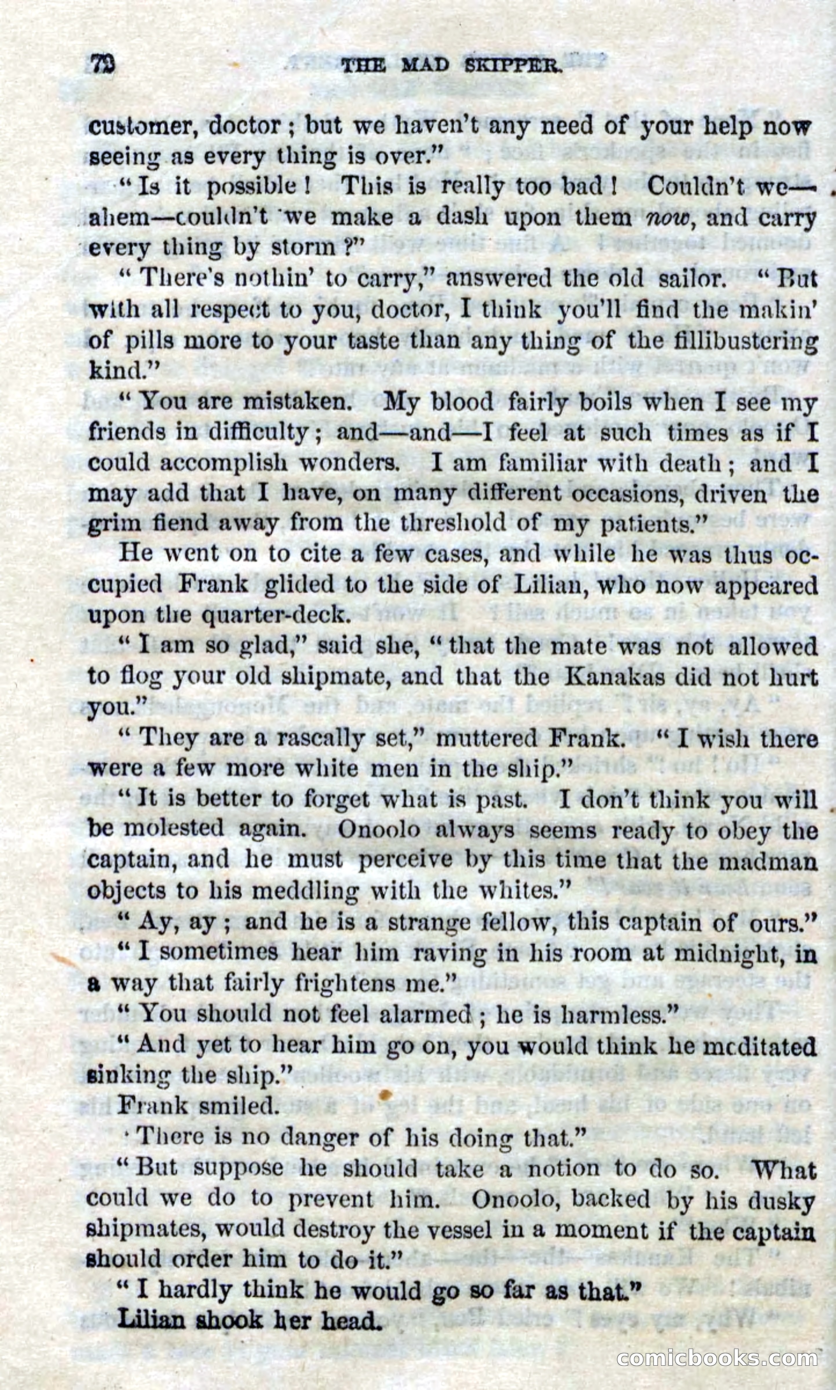 Beadle's Dime Novels No. 94: The Mad Skipper — page 70 of 100