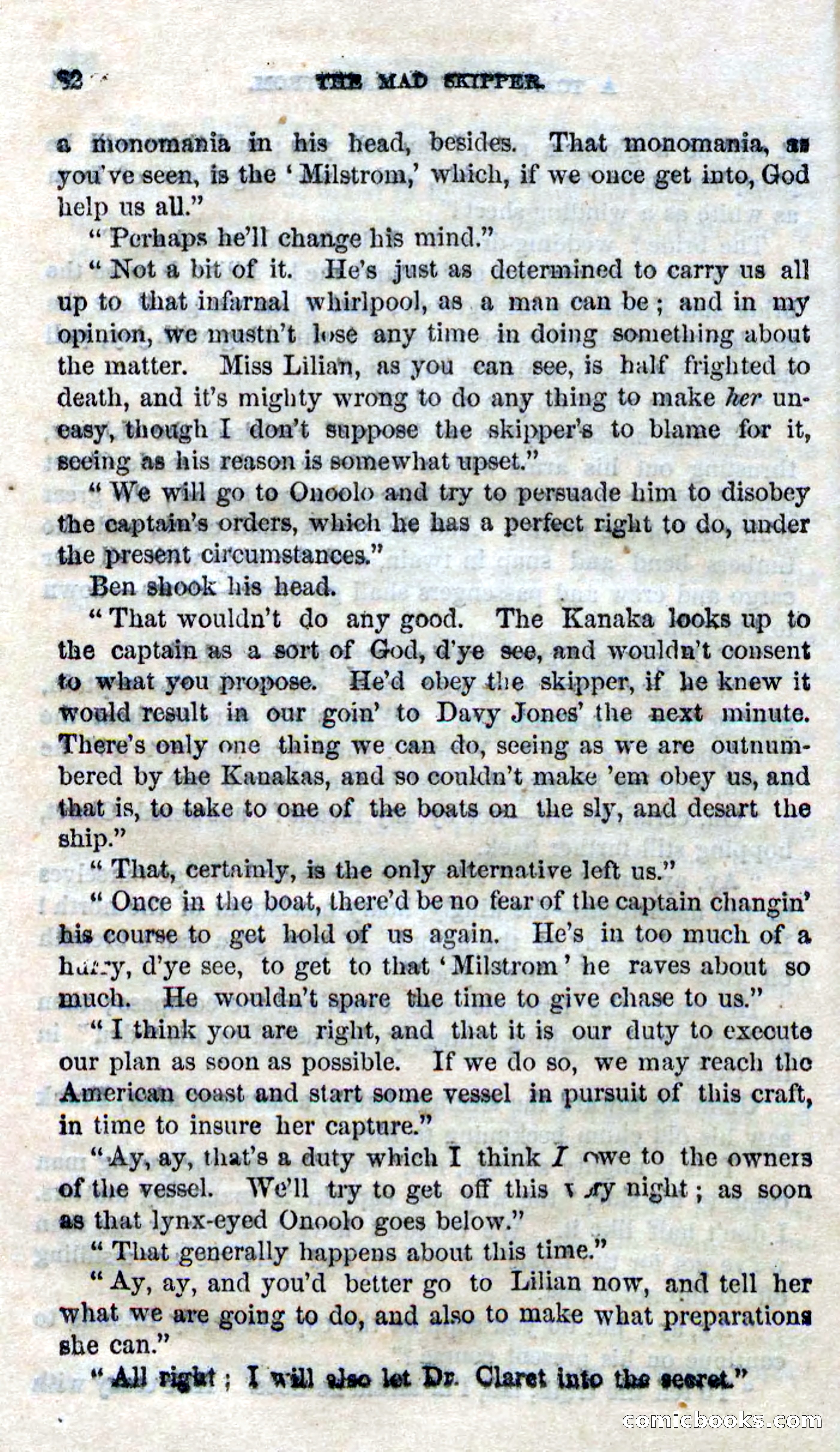 Beadle's Dime Novels No. 94: The Mad Skipper — page 80 of 100