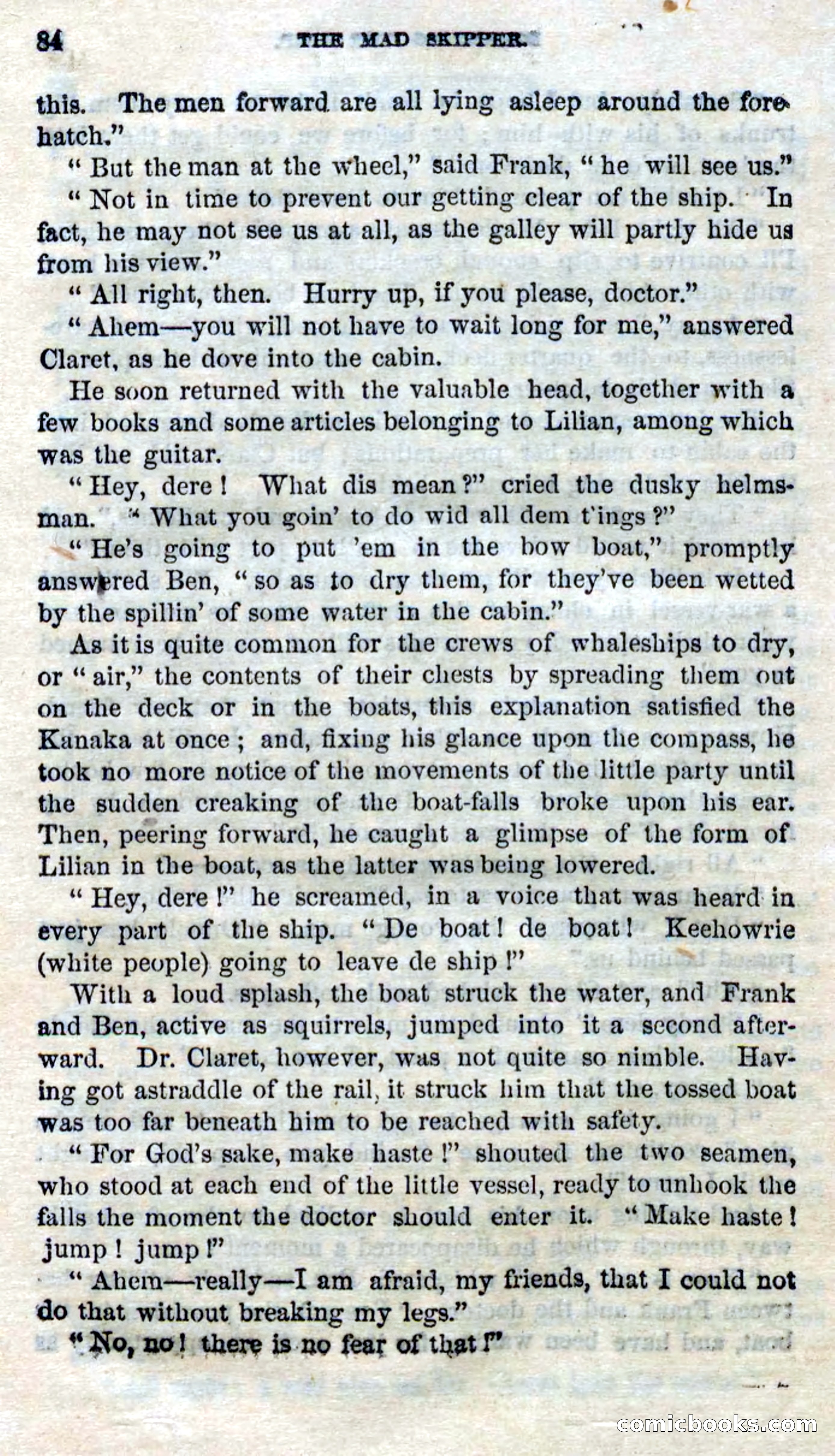 Beadle's Dime Novels No. 94: The Mad Skipper — page 82 of 100