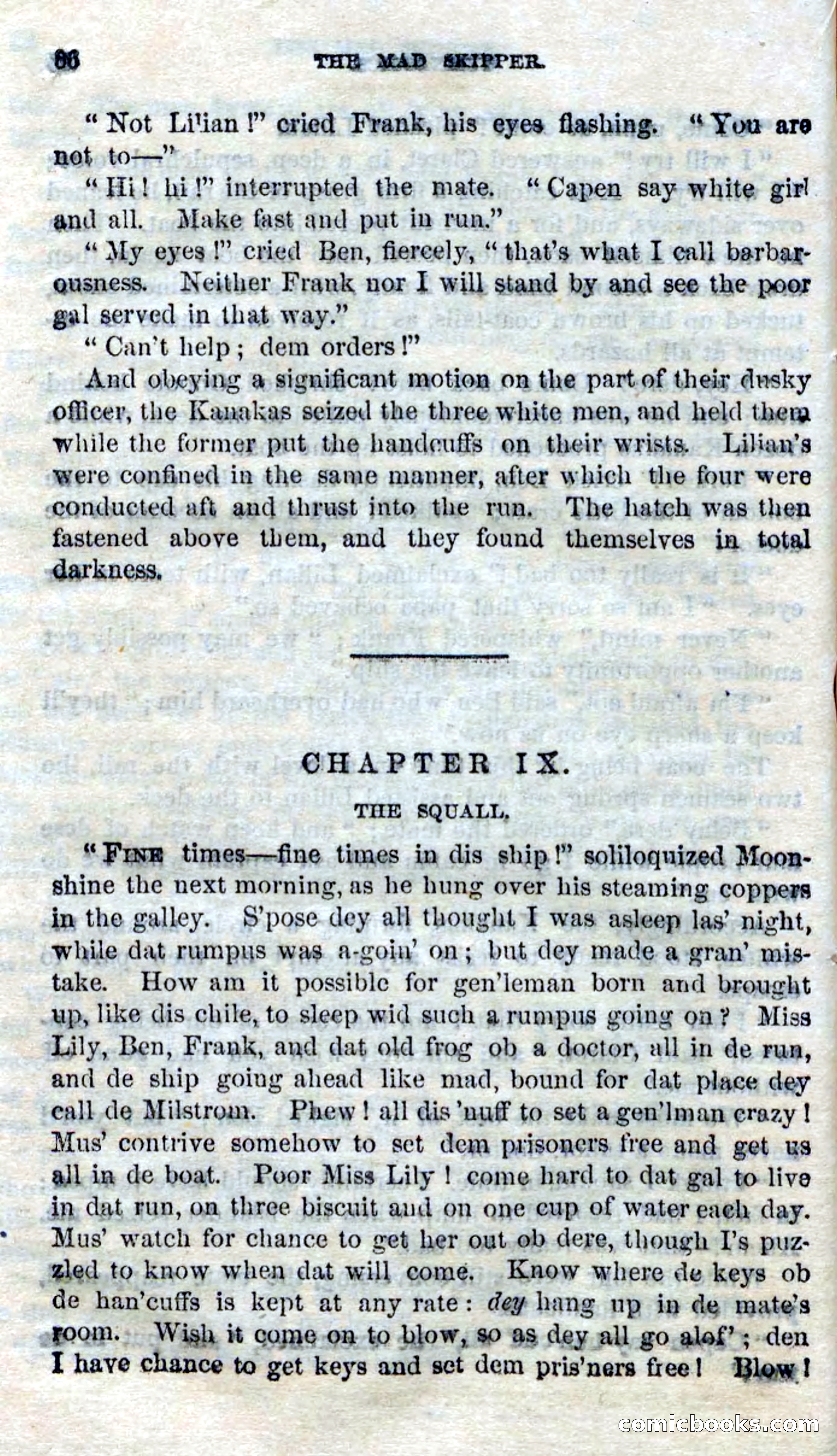Beadle's Dime Novels No. 94: The Mad Skipper — page 84 of 100
