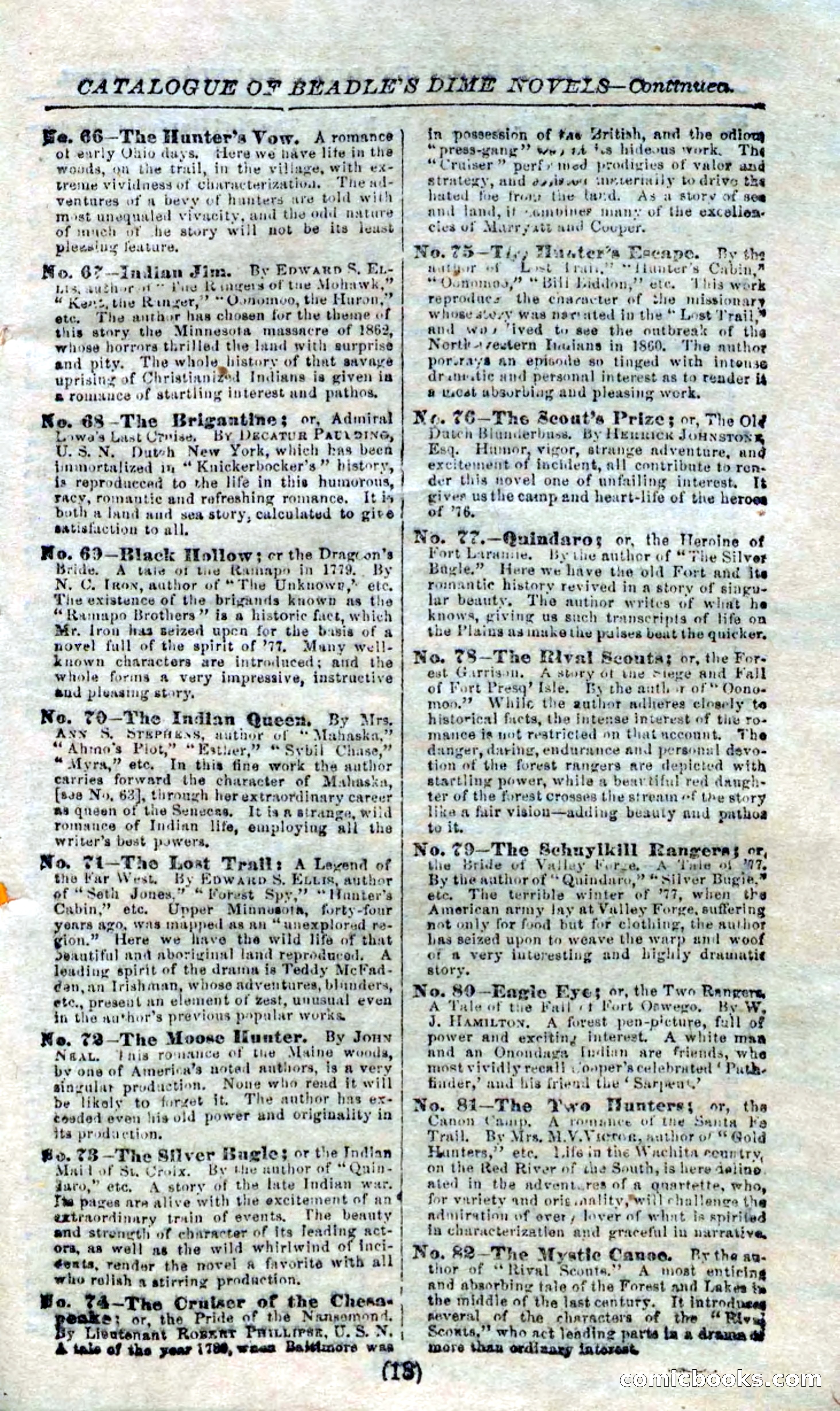 Beadle's Dime Novels No. 94: The Mad Skipper — page 97 of 100