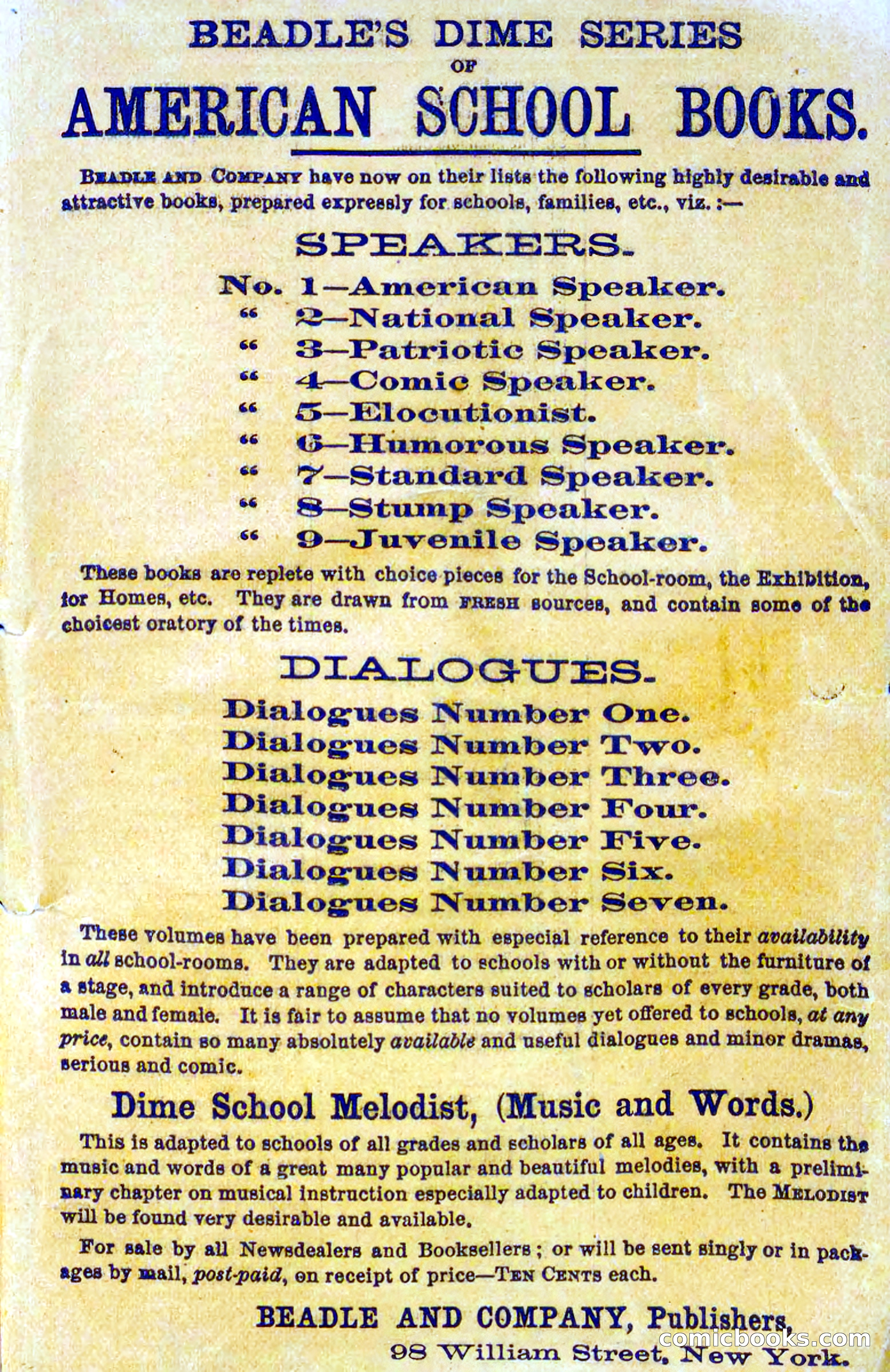 Beadle's Dime Novels No. 94: The Mad Skipper — page 99 of 100