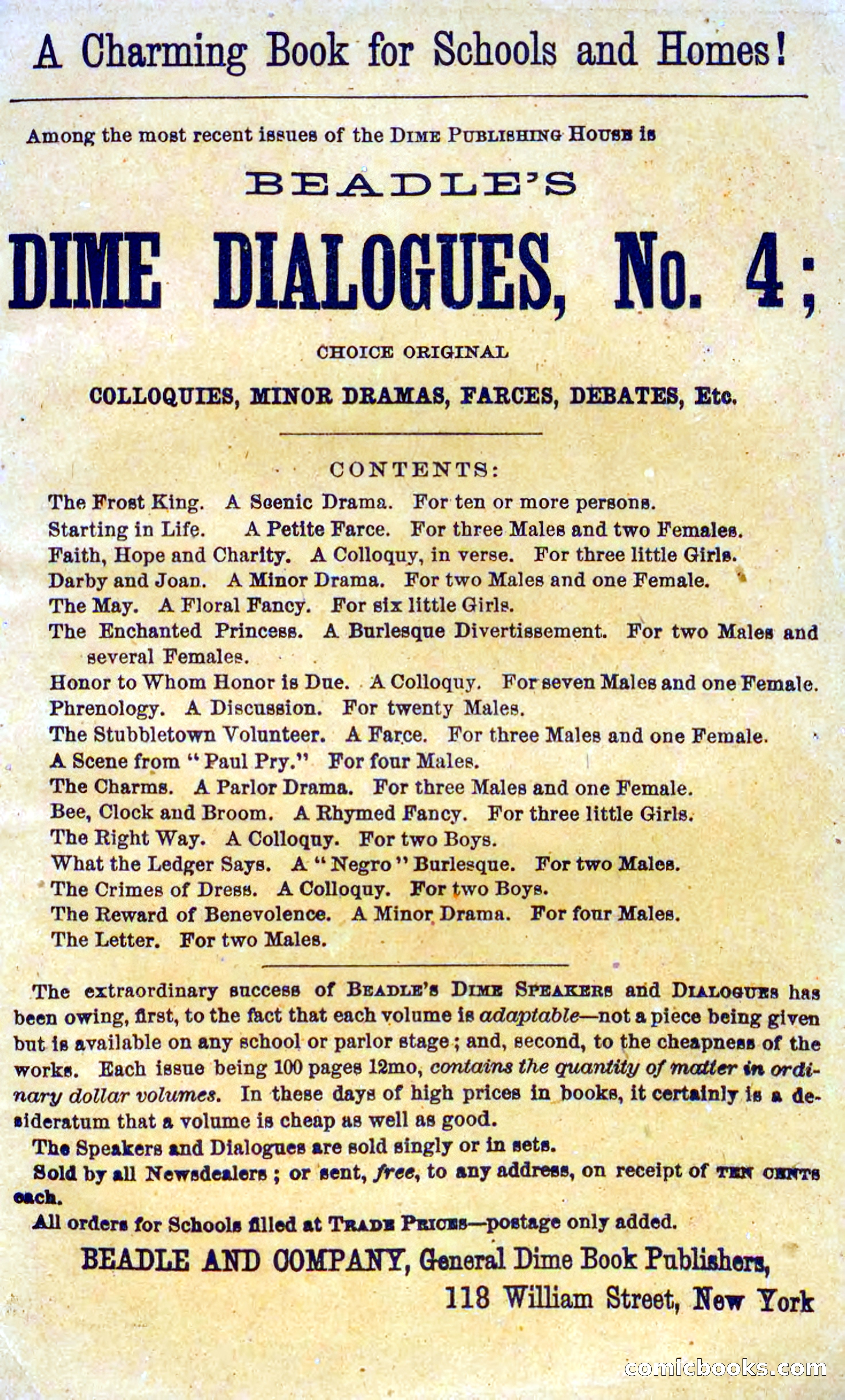 Beadle's Dime Novels No. 95 — page 99 of 102