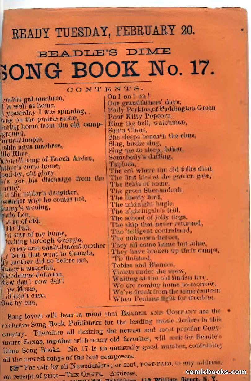 Beadle's Dime Novels No. 95 — page 101 of 102