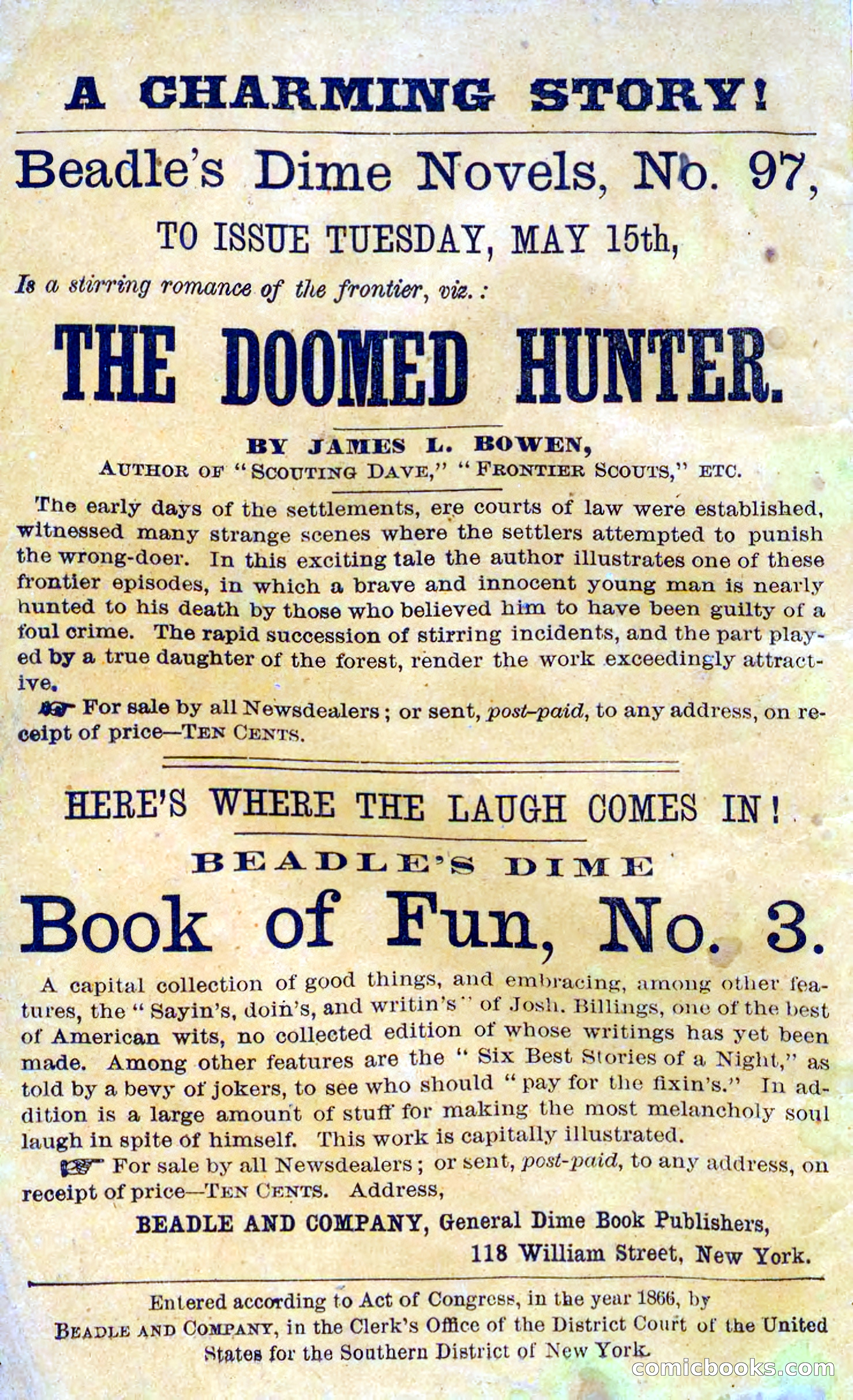 Beadle's Dime Novels No. 96: Little Moccasin — page 3 of 97