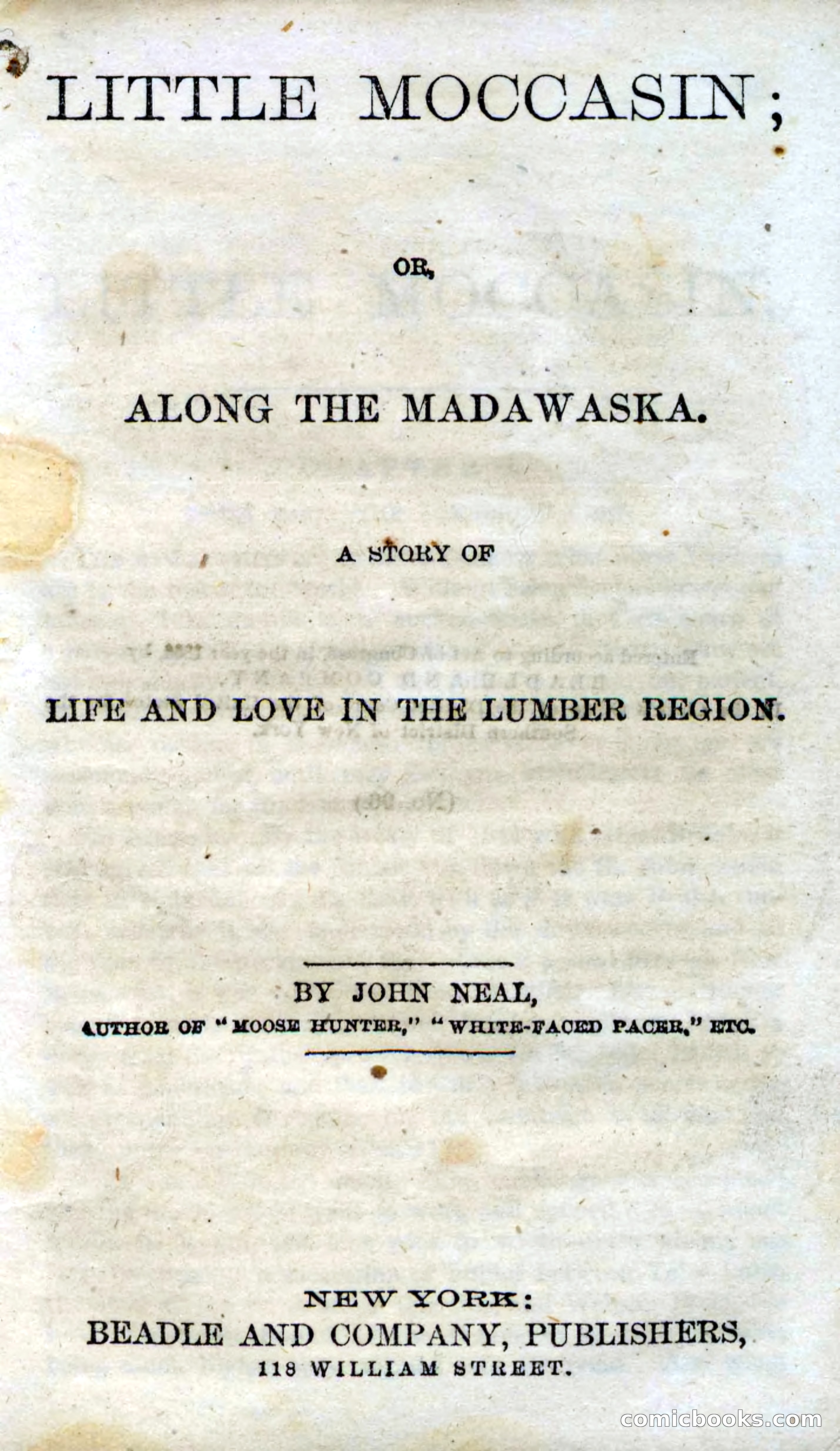 Beadle's Dime Novels No. 96: Little Moccasin — page 5 of 97