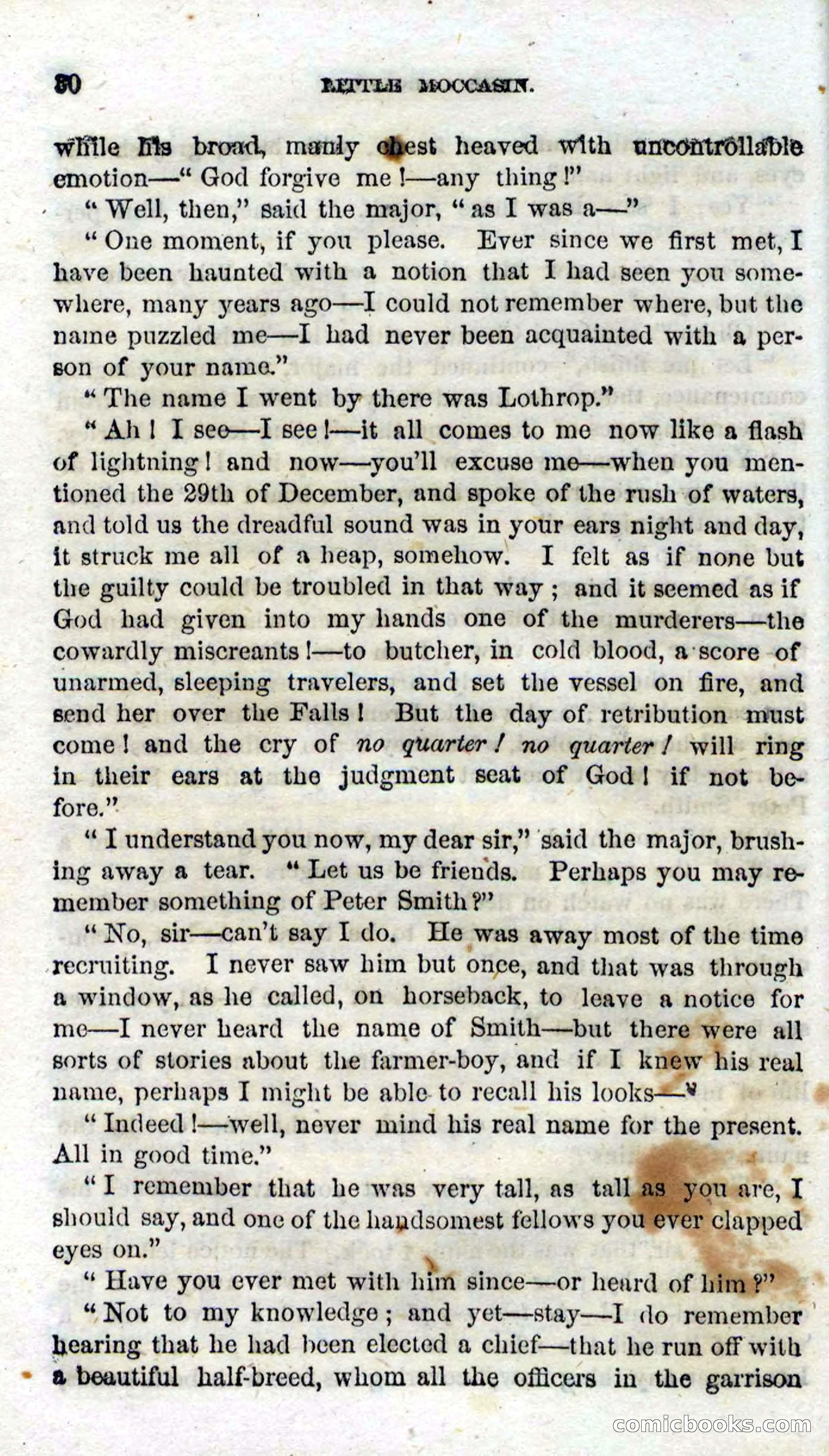 Beadle's Dime Novels No. 96: Little Moccasin — page 28 of 97
