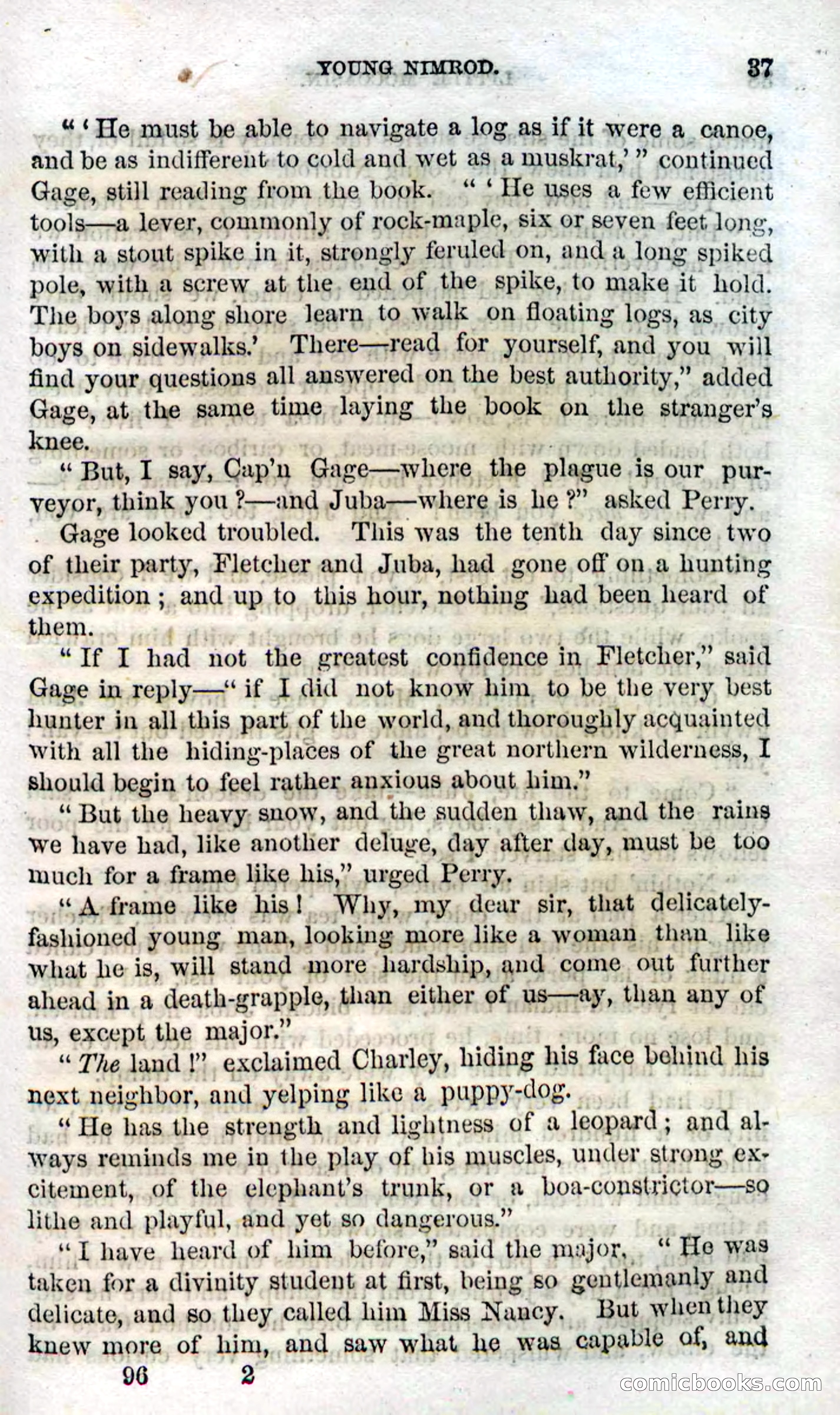 Beadle's Dime Novels No. 96: Little Moccasin — page 35 of 97