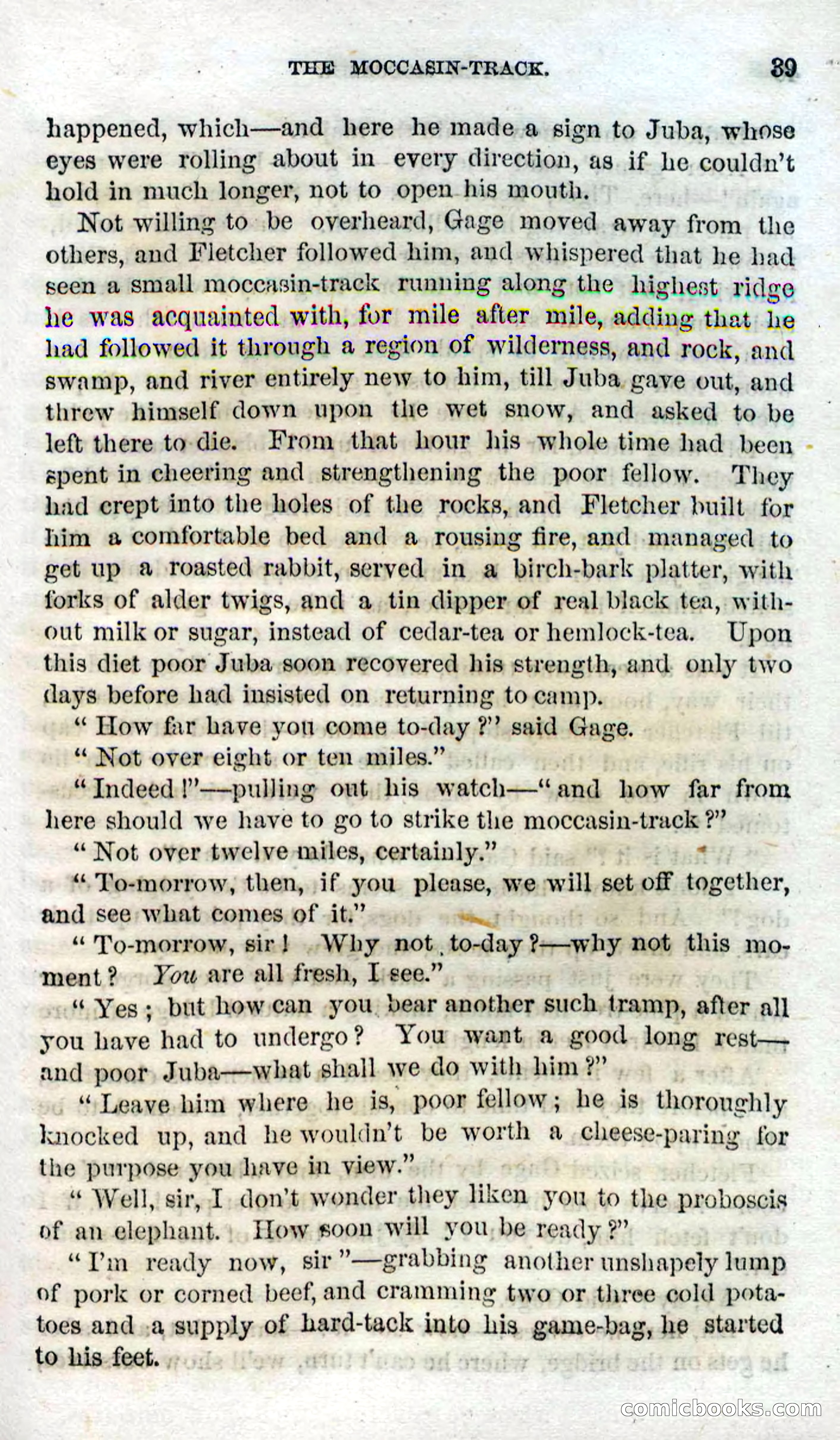 Beadle's Dime Novels No. 96: Little Moccasin — page 37 of 97