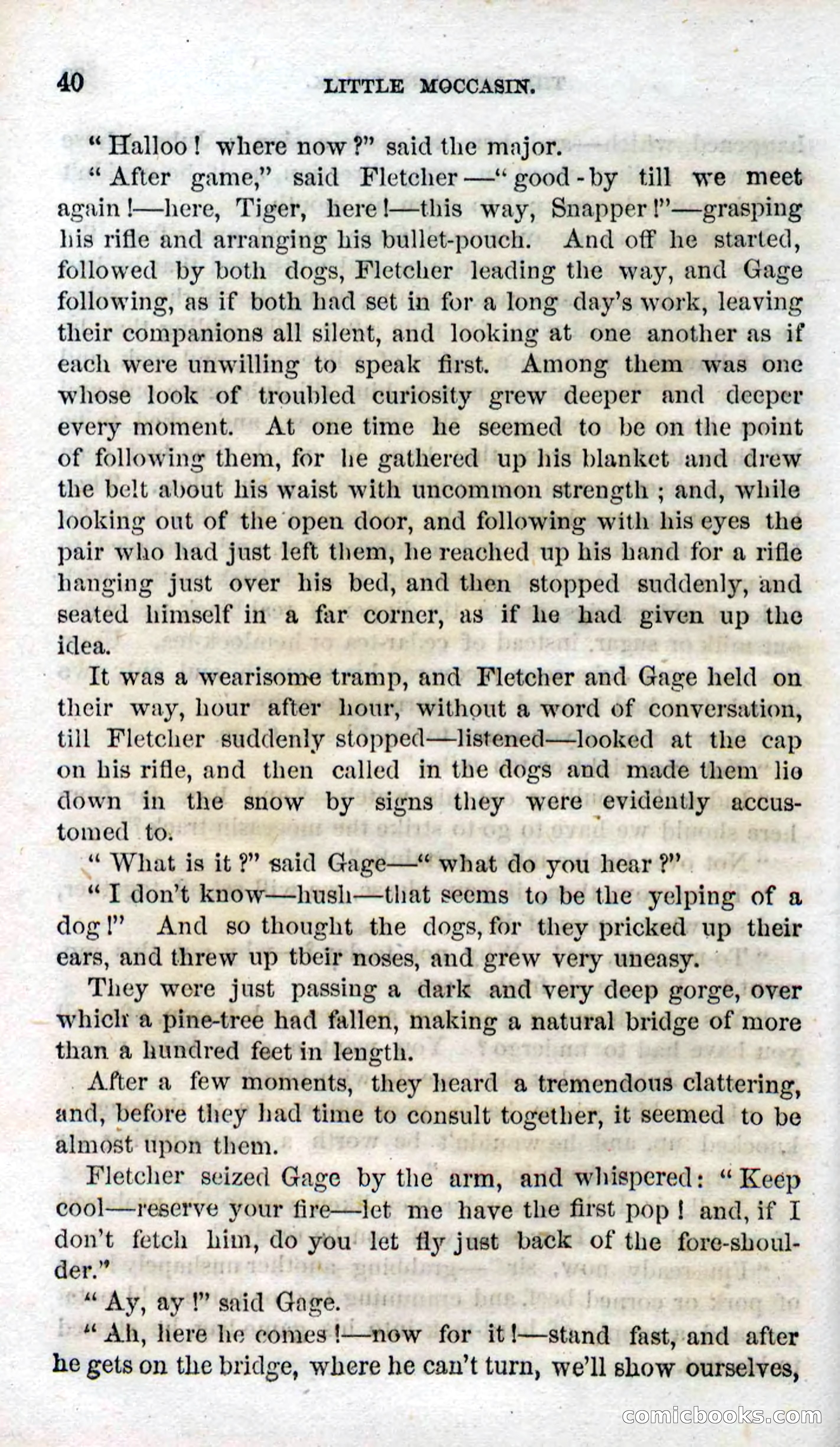 Beadle's Dime Novels No. 96: Little Moccasin — page 38 of 97